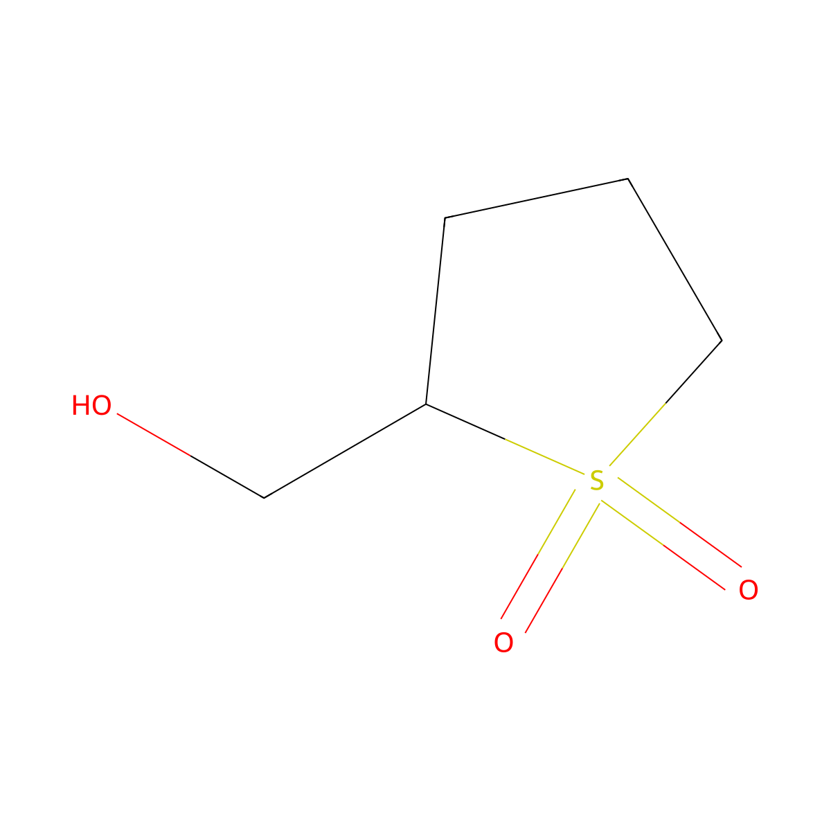 (1,1-Dioxothiolan-2-yl)methanol molecular structure, CAS 1785360-85-1