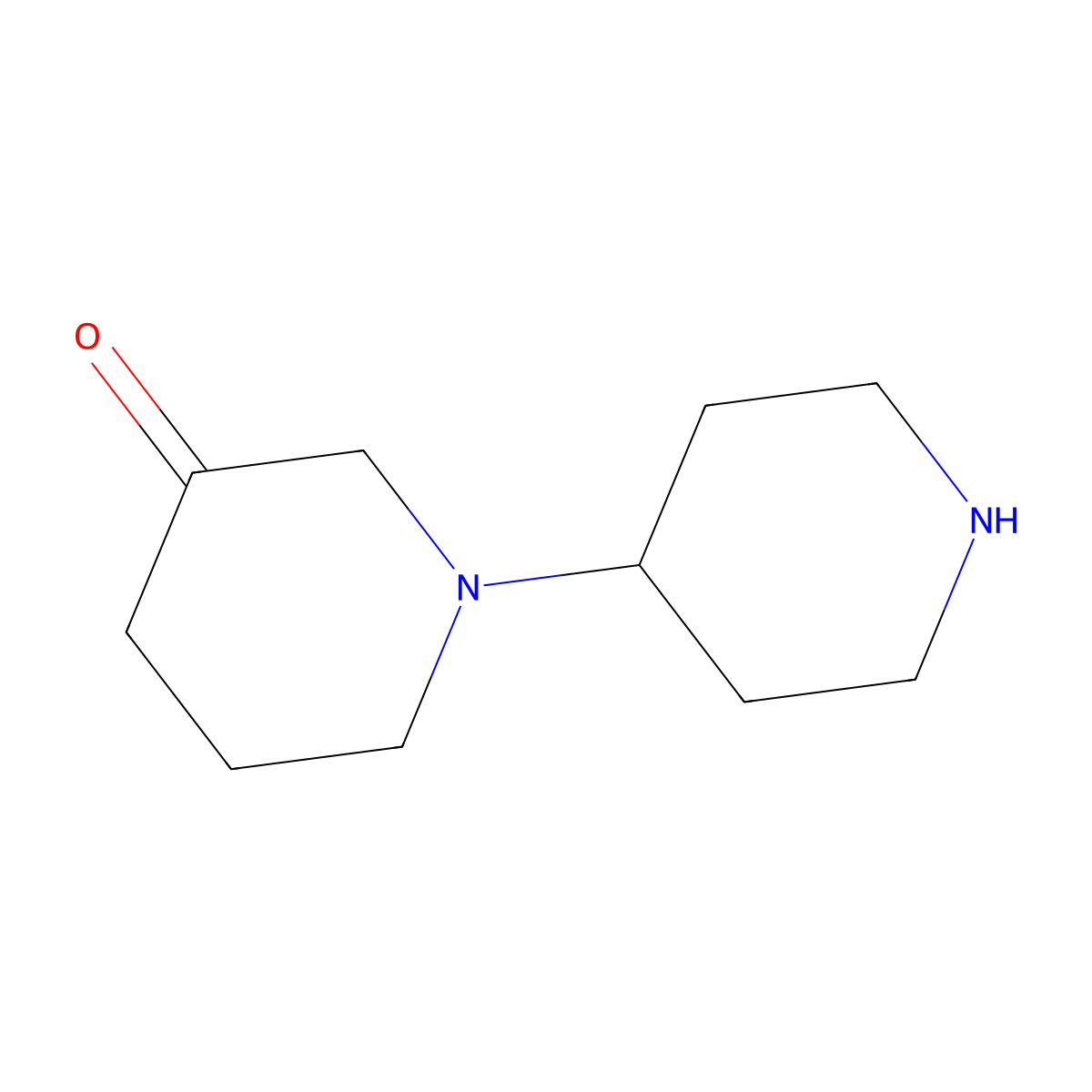 [1,4'-Bipiperidin]-3-one molecular structure, CAS 1785415-83-9