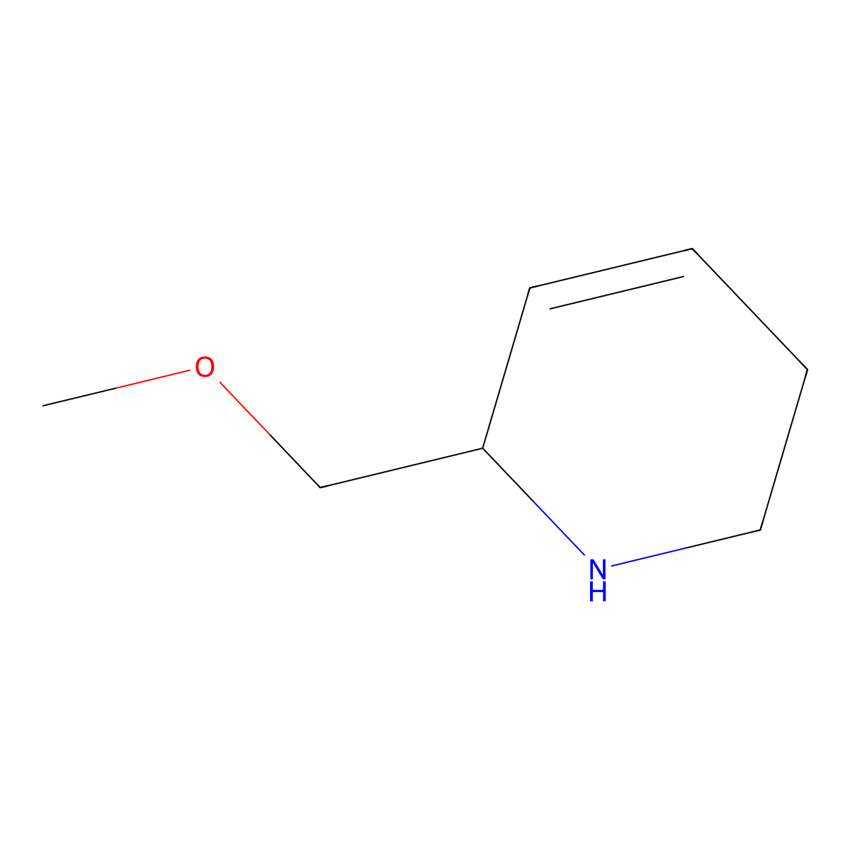 6-(Methoxymethyl)-1,2,3,6-tetrahydropyridine molecular structure, CAS 1785431-71-1