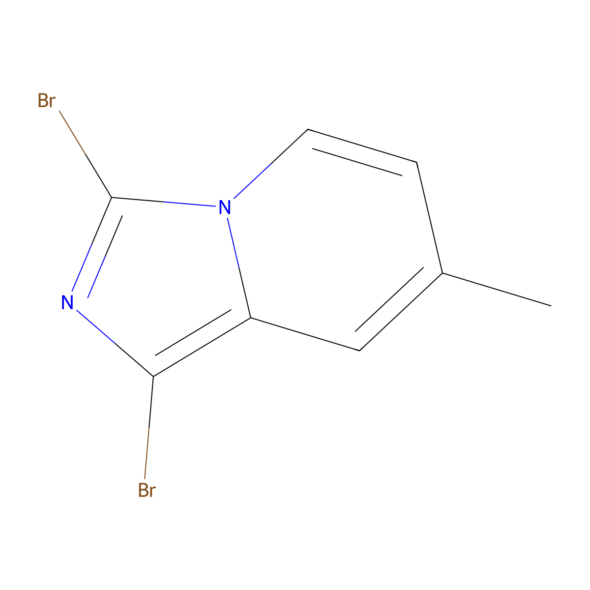 1,3-Dibromo-7-methylimidazo[1,5-a]pyridine molecular structure, CAS 1785486-67-0