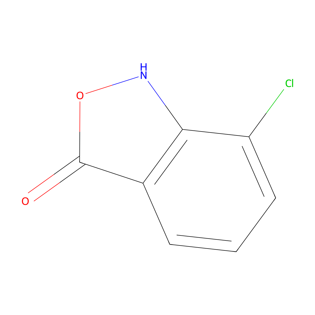 7-Chlorobenzo[c]isoxazol-3(1H)-one molecular structure, CAS 1785505-32-9