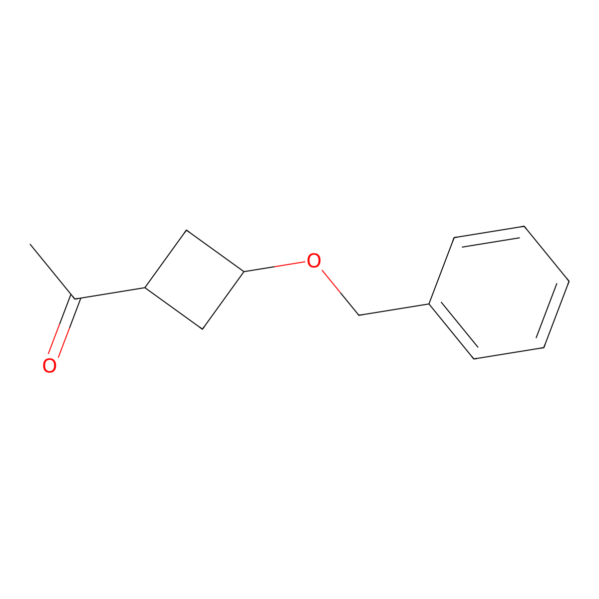 1-(3-(Benzyloxy)cyclobutyl)ethanone molecular structure, CAS 1785508-81-7