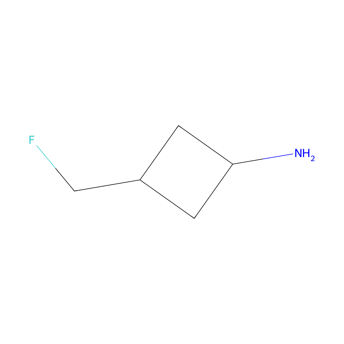 3-(Fluoromethyl)cyclobutan-1-amine molecular structure, CAS 1785532-24-2