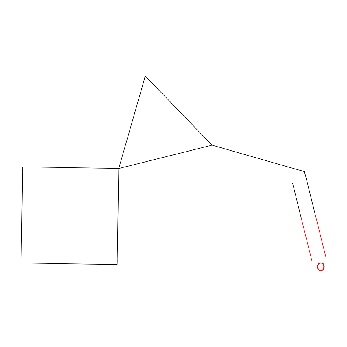 Spiro[2.3]hexane-1-carbaldehyde molecular structure, CAS 1785532-62-8