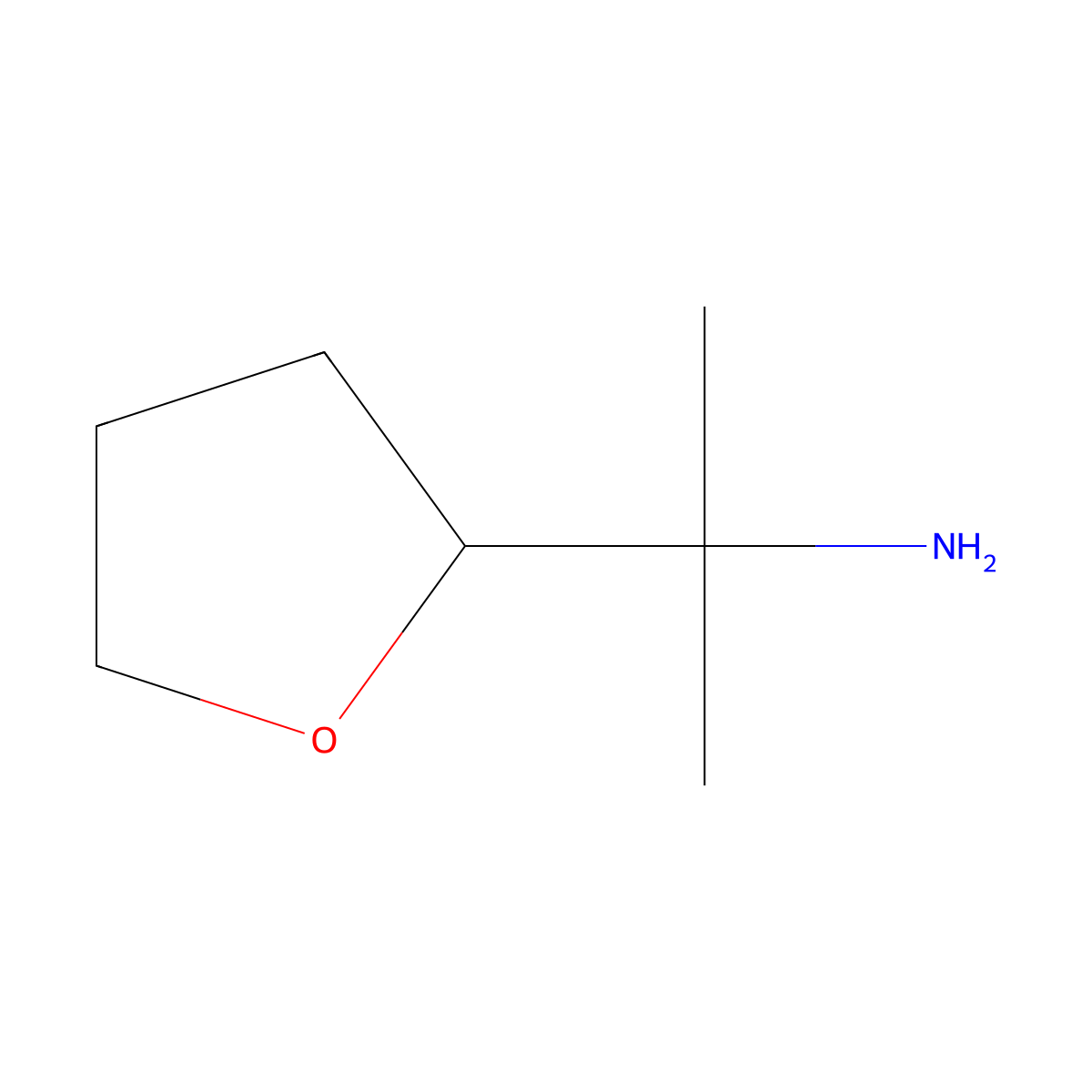 2-(Oxolan-2-yl)propan-2-amine molecular structure, CAS 1785541-77-6