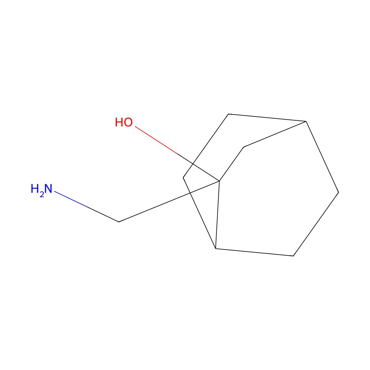 2-(Aminomethyl)bicyclo[2.2.2]octan-2-ol molecular structure, CAS 1785562-85-7
