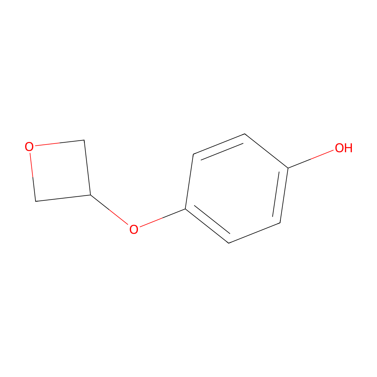 4-(Oxetan-3-yloxy)phenol molecular structure, CAS 1785610-06-1