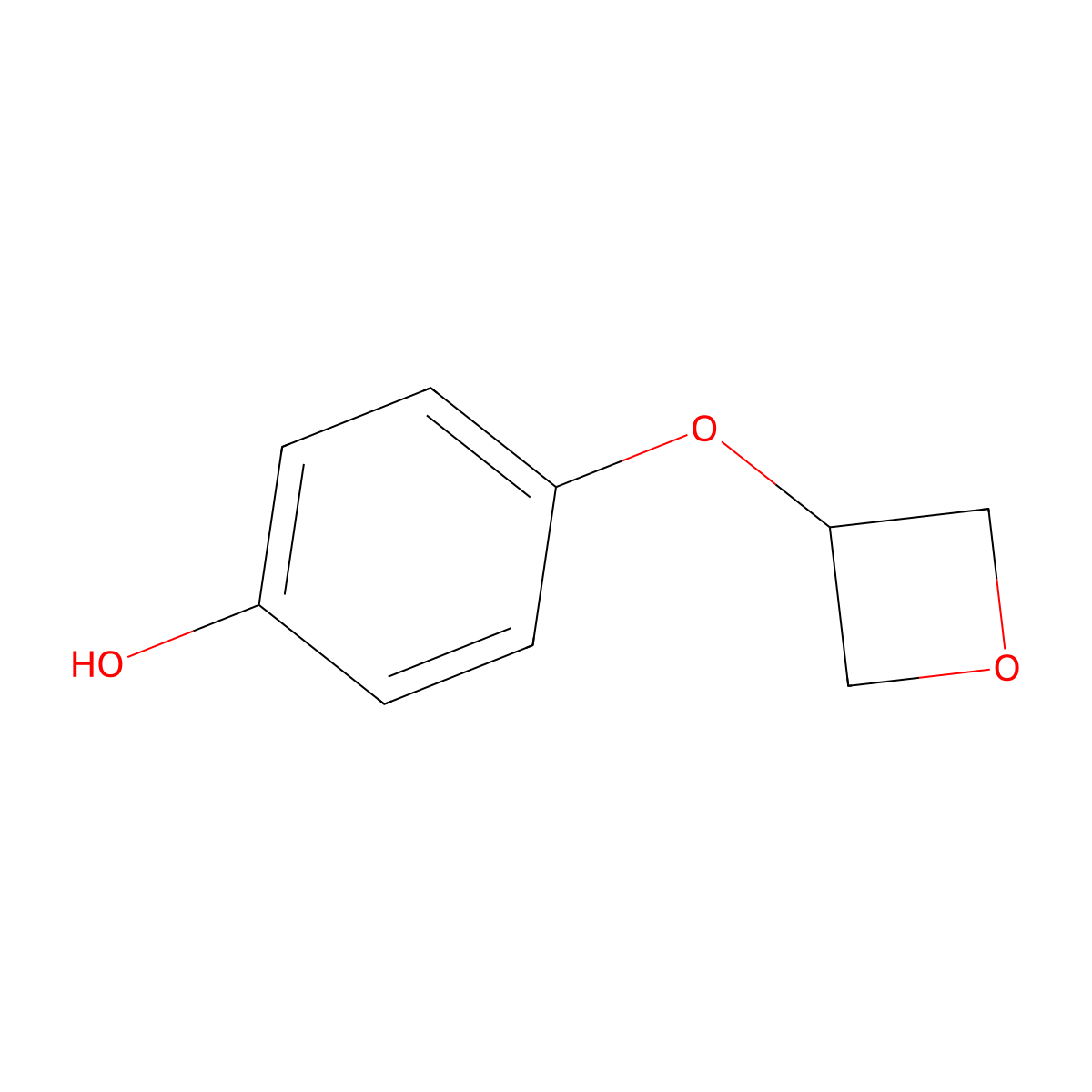 4-(Oxetan-3-yloxy)phenol molecular structure, CAS 1785610-06-1