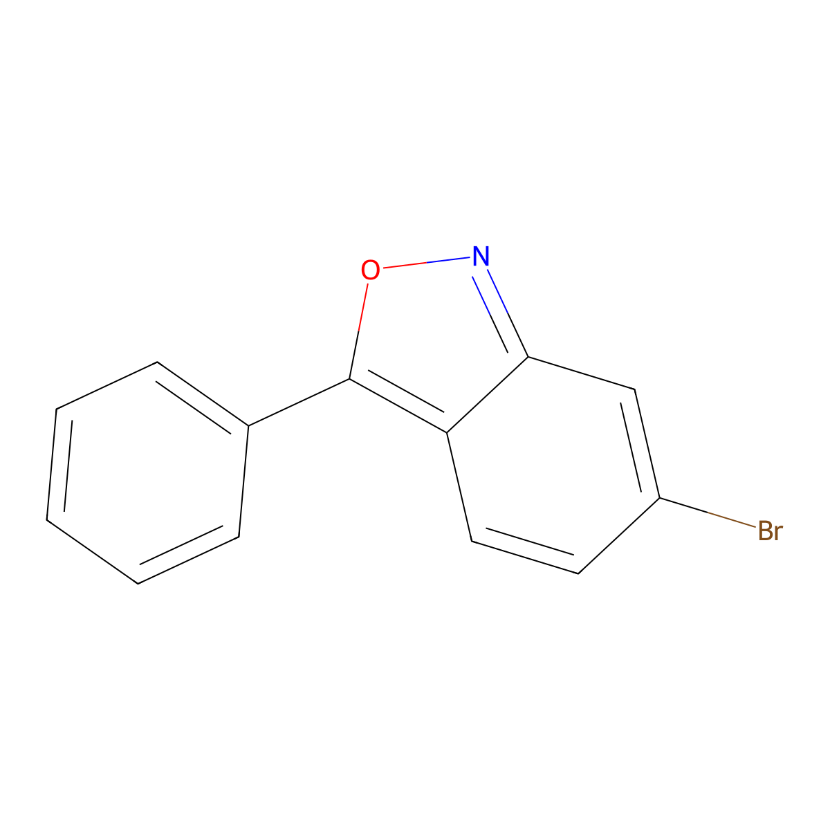 6-Bromo-3-phenylbenzo[c]isoxazole molecular structure, CAS 1785620-71-4