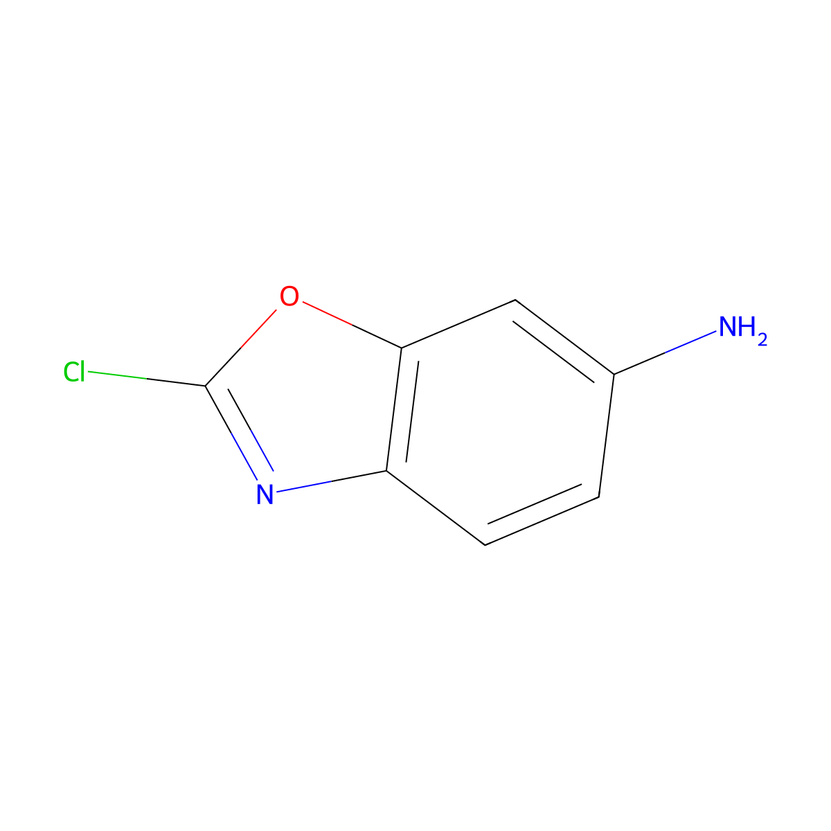 2-Chlorobenzo[d]oxazol-6-amine molecular structure, CAS 1785621-85-3