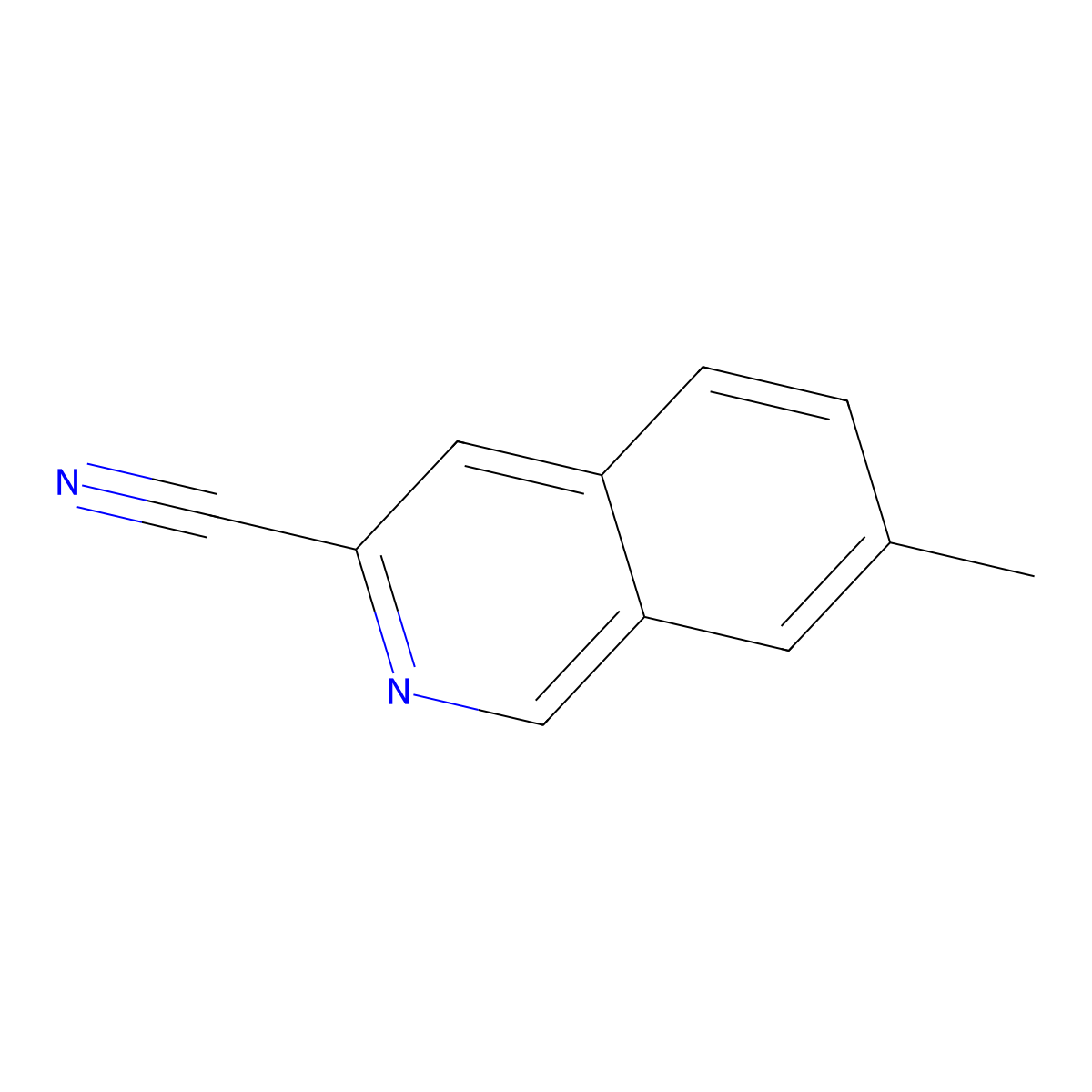 7-Methylisoquinoline-3-carbonitrile molecular structure, CAS 1785628-33-2