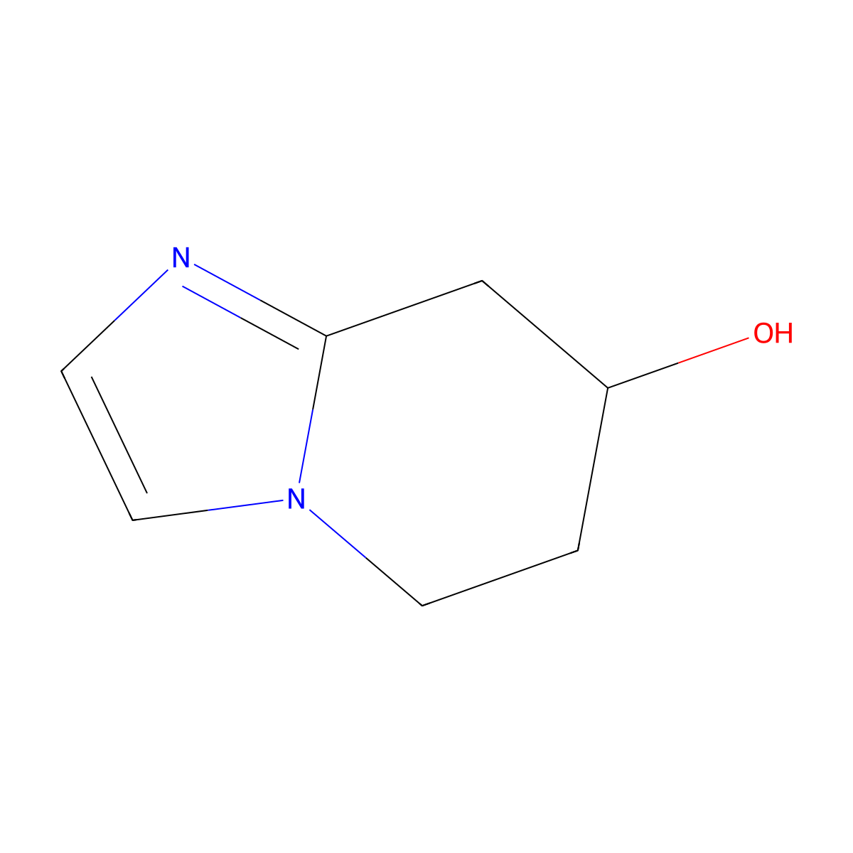 5H,6H,7H,8H-imidazo[1,2-a]pyridin-7-ol molecular structure, CAS 1785629-71-1