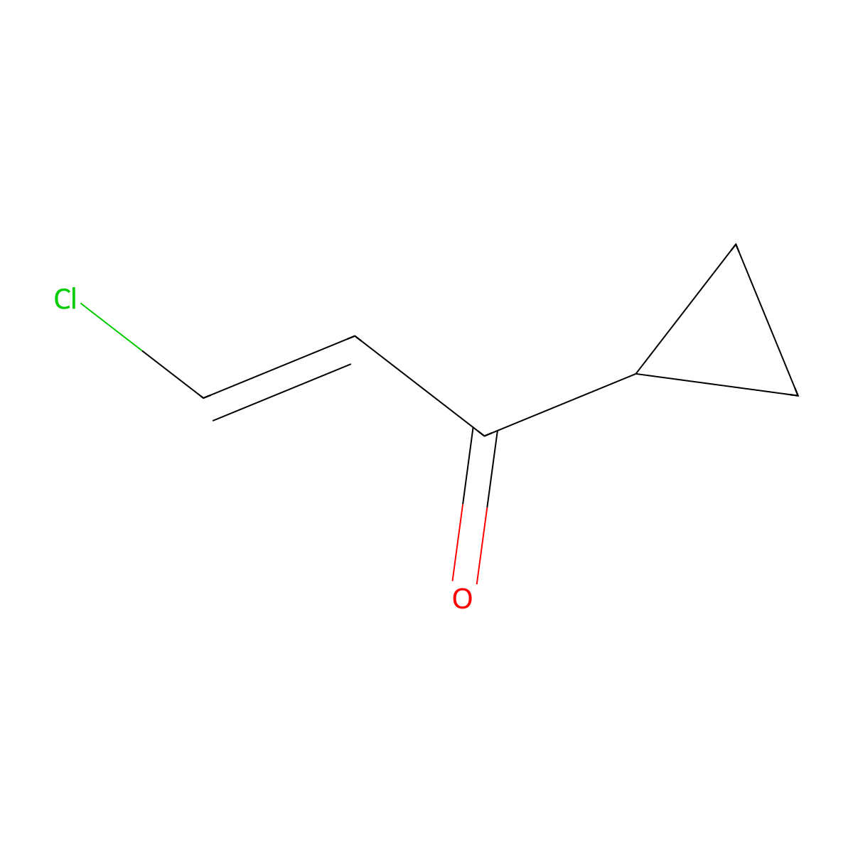 (E)-3-Chloro-1-cyclopropyl-2-propen-1-one molecular structure, CAS 1785679-45-9