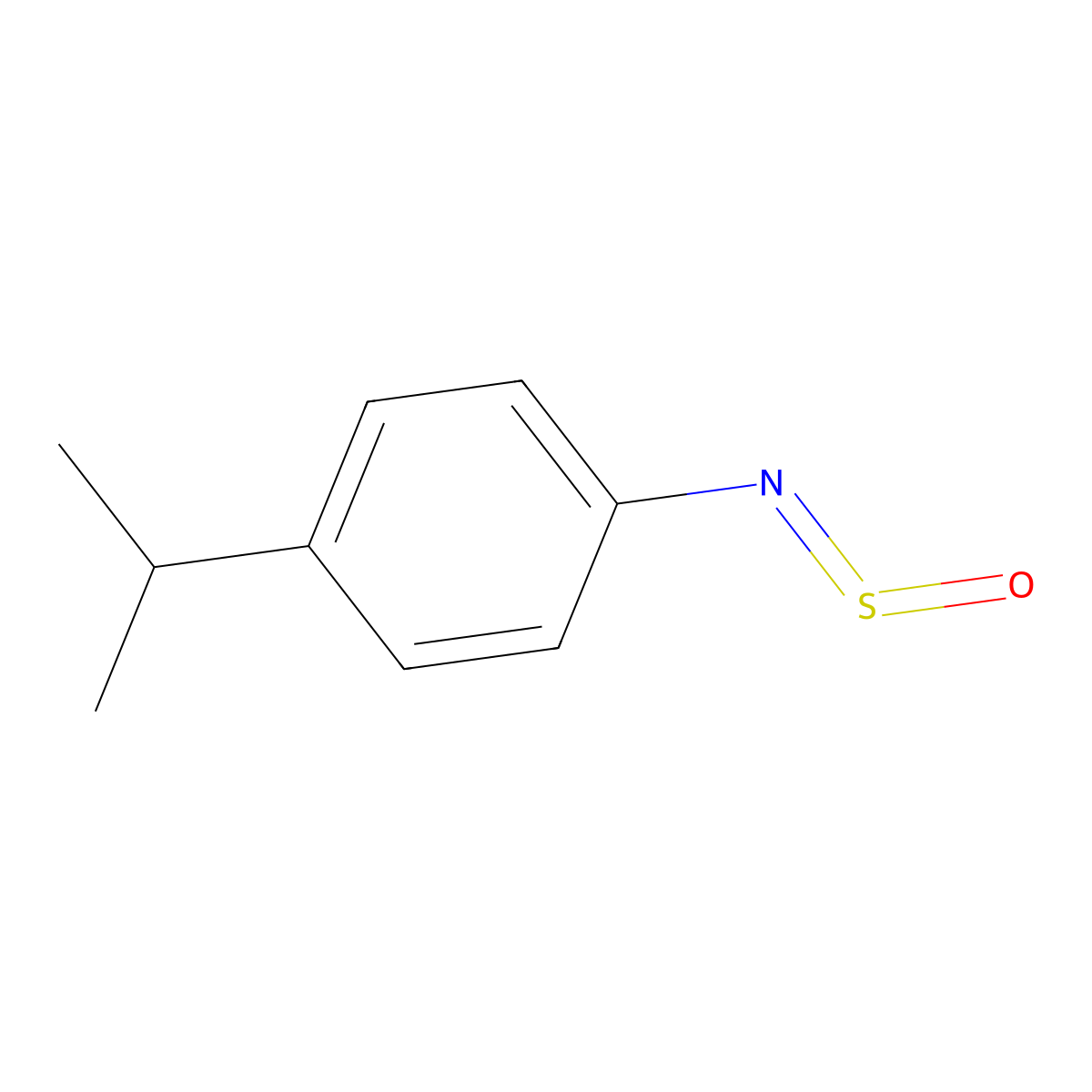 1-Isopropyl-4-(sulfinylamino)benzene molecular structure, CAS 1785761-21-8