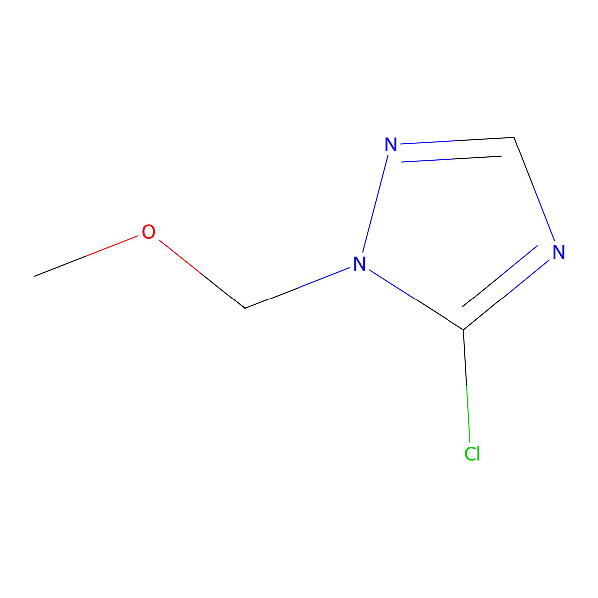 5-Chloro-1-(methoxymethyl)-1H-1,2,4-triazole molecular structure, CAS 1785762-61-9