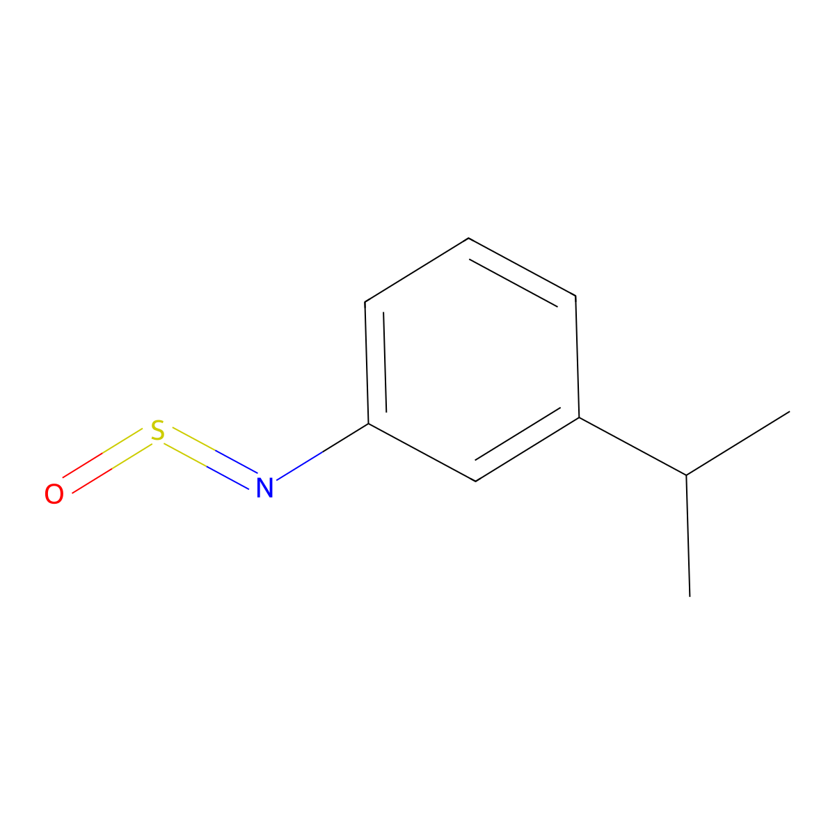 1-Isopropyl-3-(sulfinylamino)benzene molecular structure, CAS 1785764-64-8