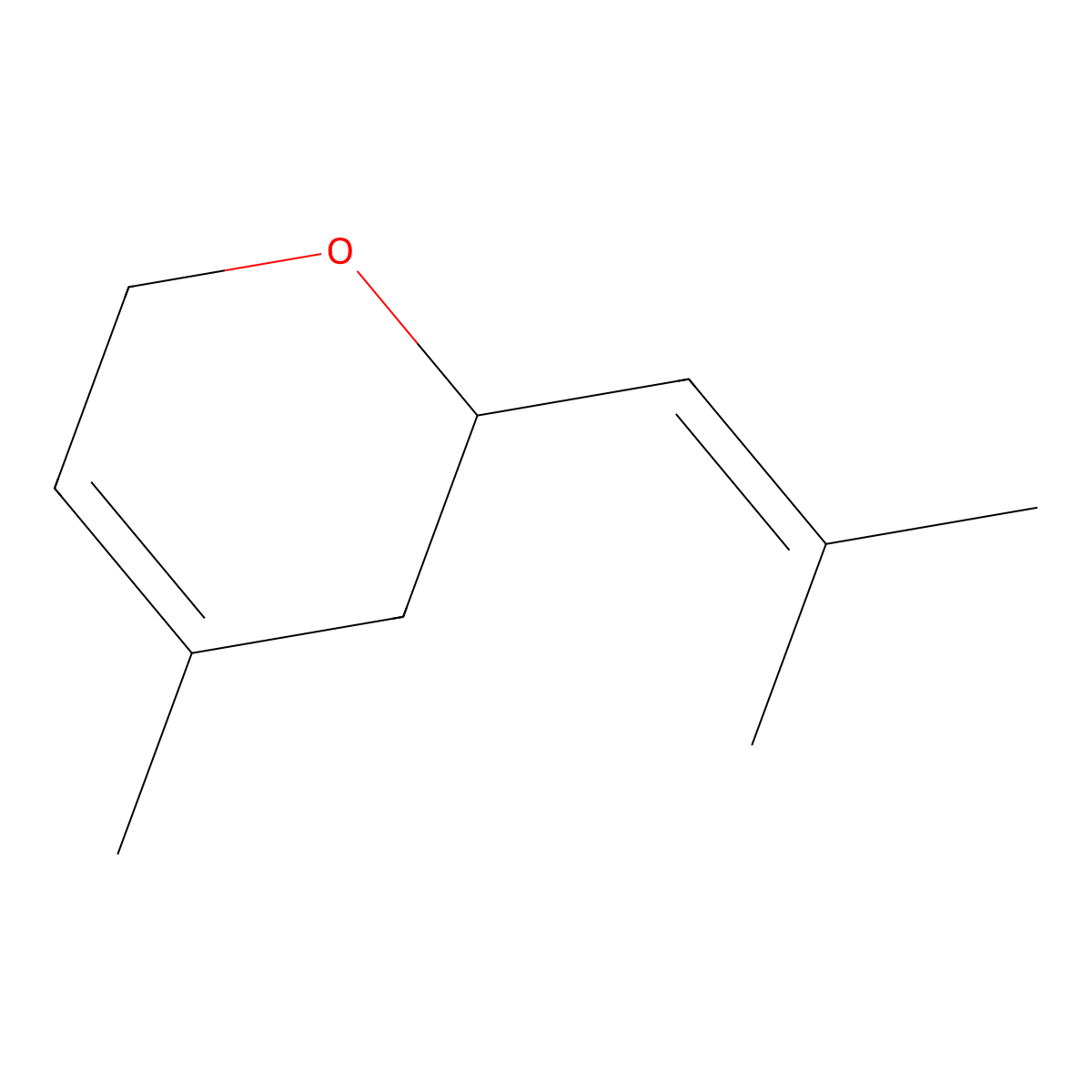 (+-)-Nerol oxide molecular structure, CAS 1786-08-9