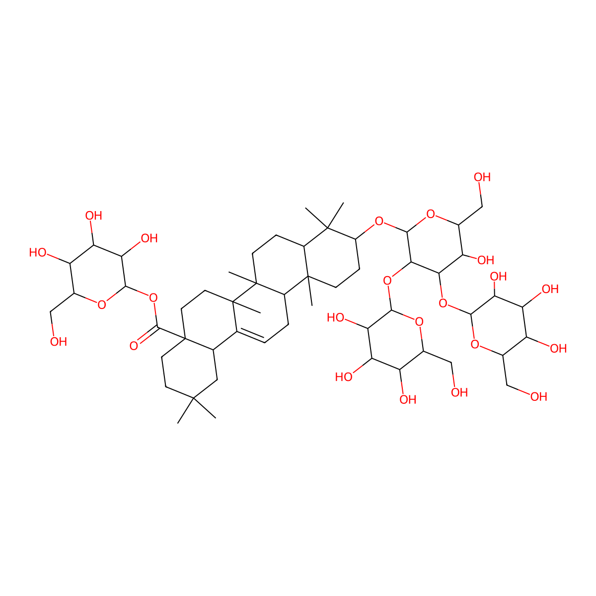 Araliasaponin XIV molecular structure, CAS 178603-39-9