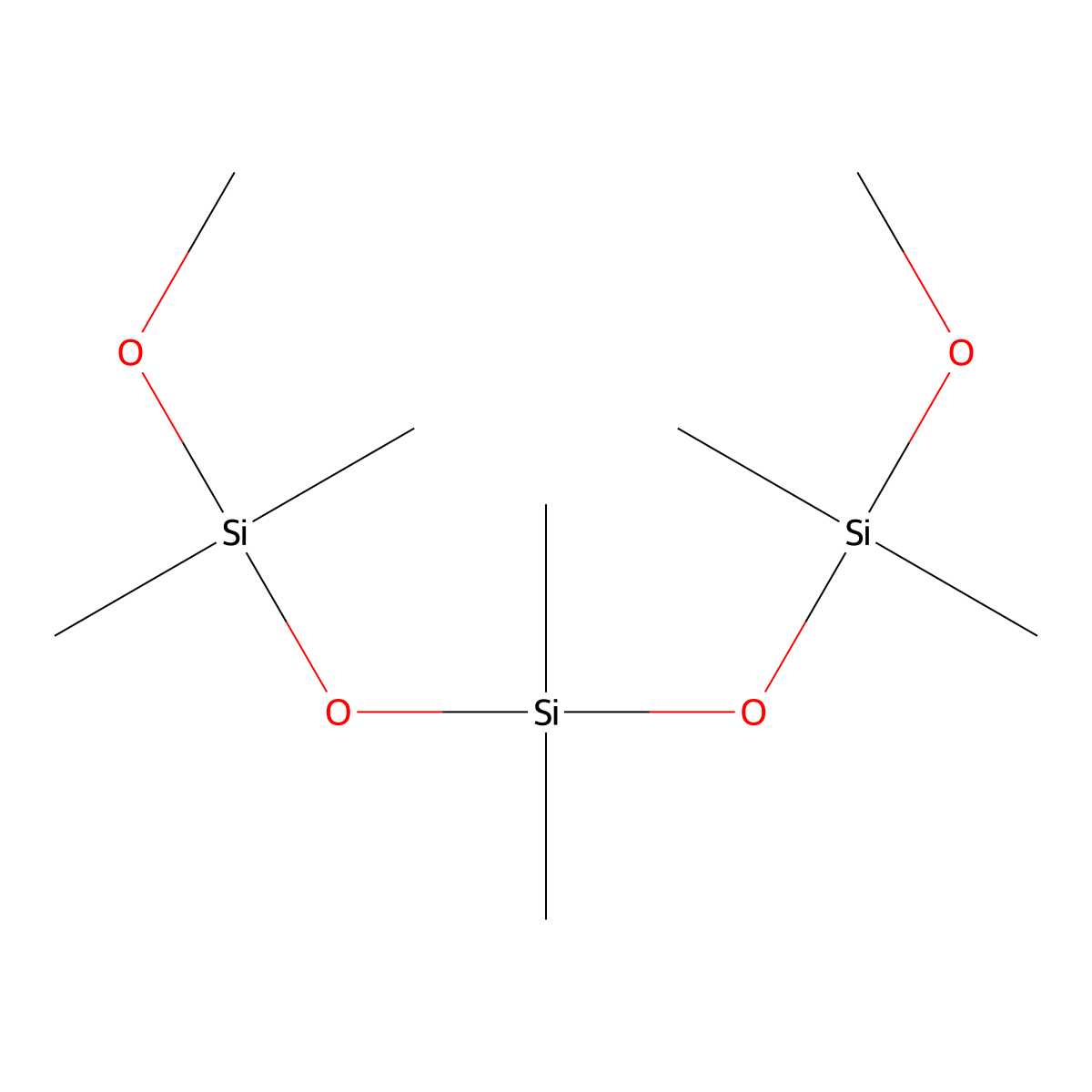 Trisiloxane, 1,5-dimethoxy-1,1,3,3,5,5-hexamethyl- molecular structure, CAS 17866-01-2