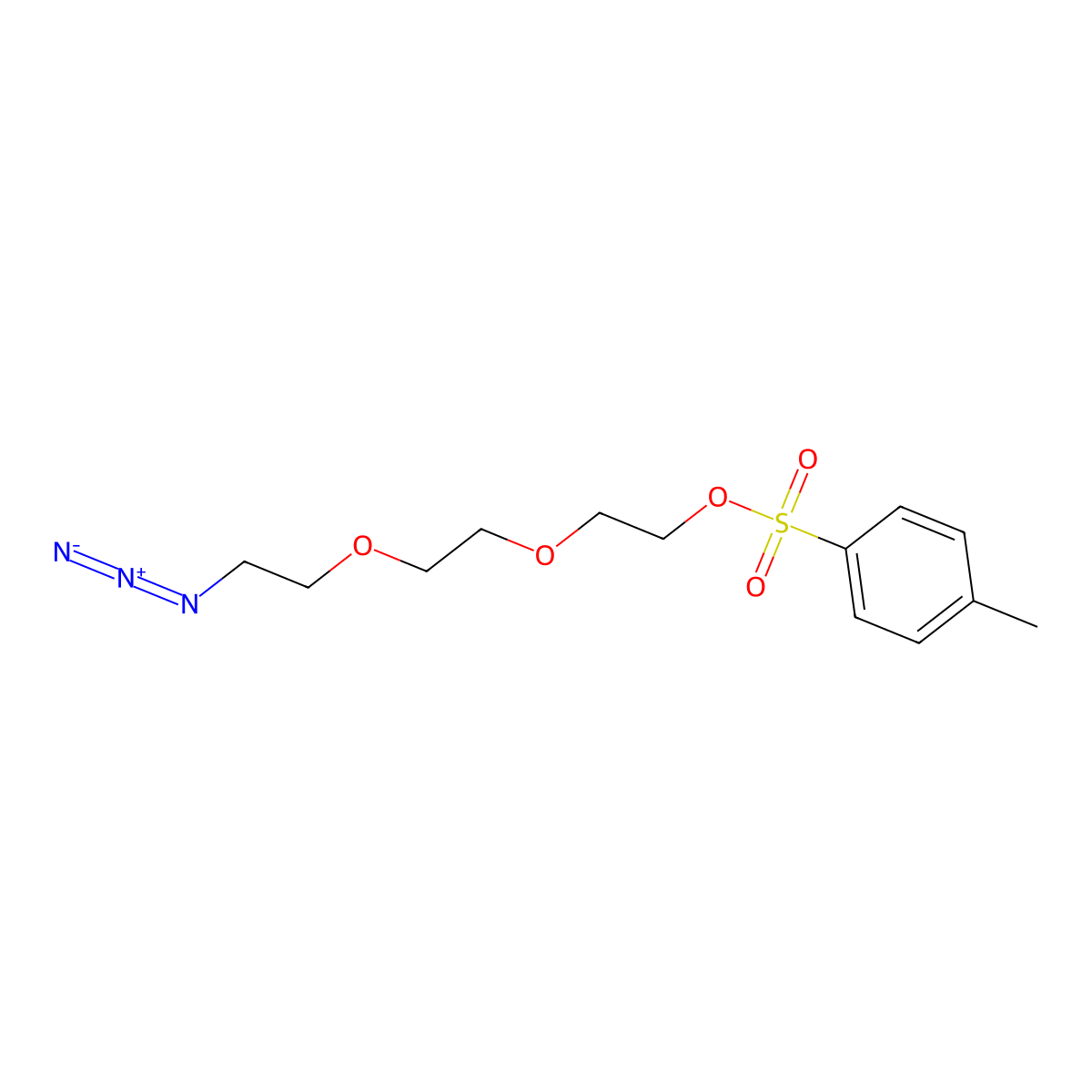 2-(2-(2-Azidoethoxy)ethoxy)ethyl 4-methylbenzenesulfonate molecular structure, CAS 178685-33-1