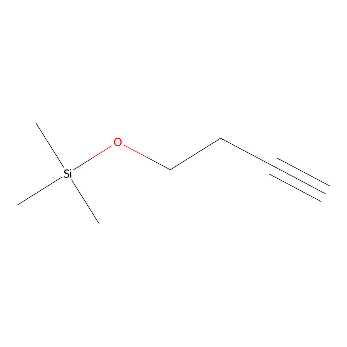 1-Trimethylsilyloxy-3-butyne molecular structure, CAS 17869-75-9