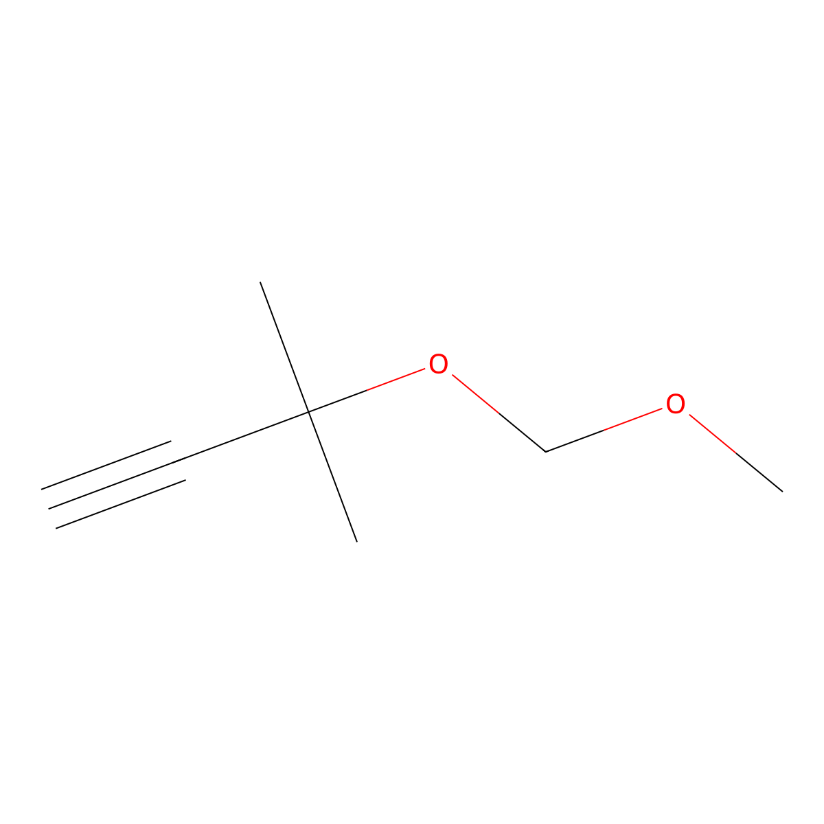 3-Methoxymethoxy-3-methyl-but-1-yne molecular structure, CAS 17869-83-9