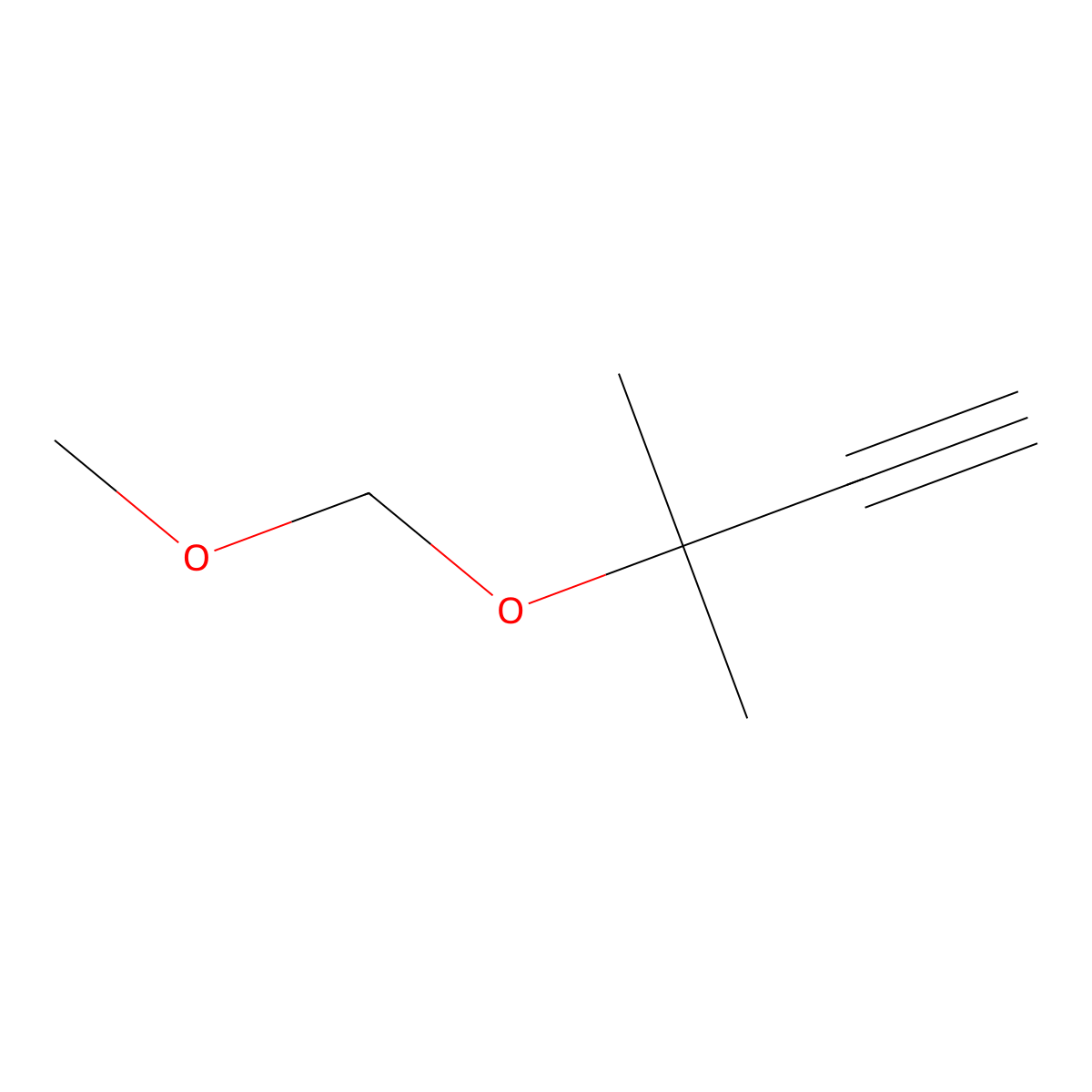 3-Methoxymethoxy-3-methyl-but-1-yne molecular structure, CAS 17869-83-9