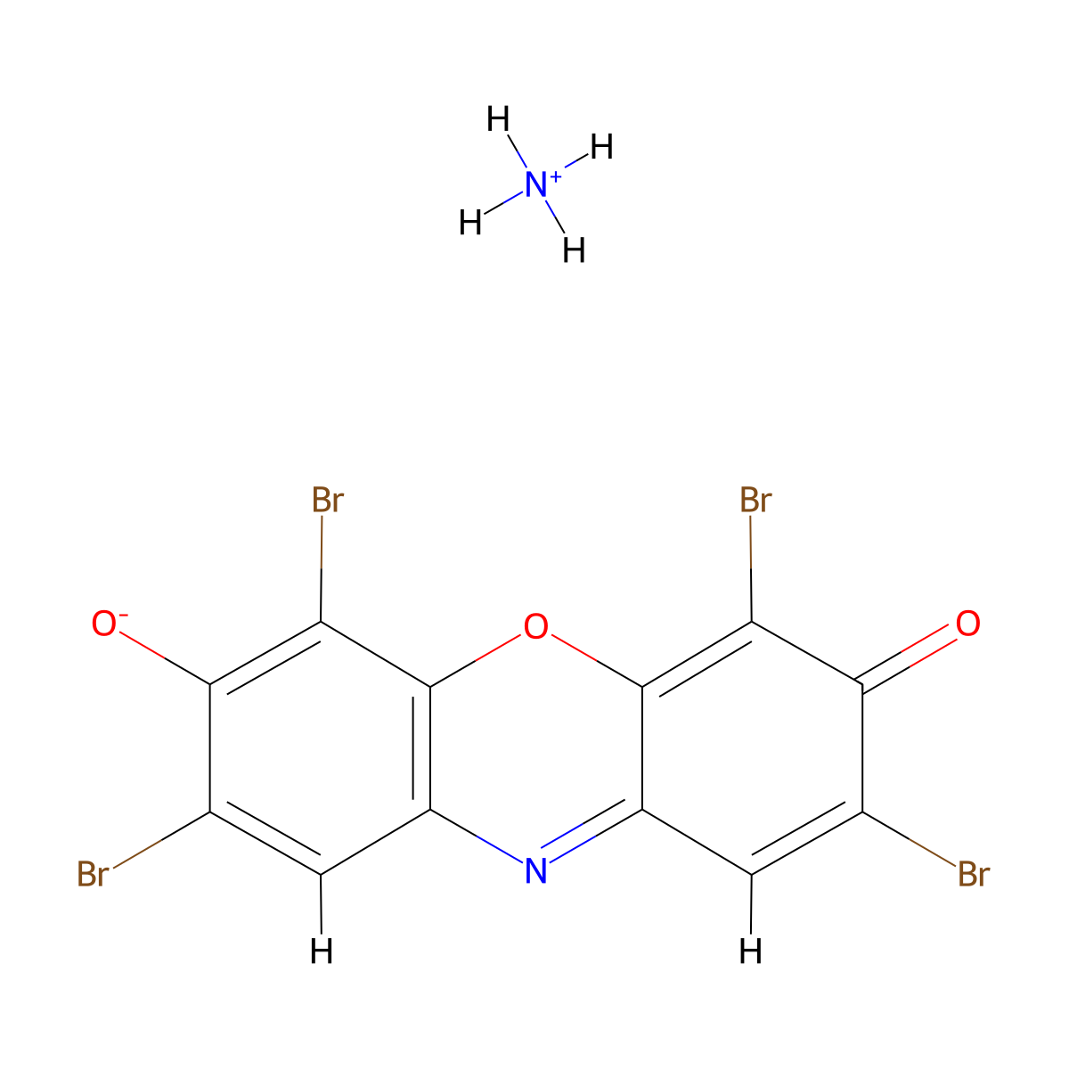 Resorcine blue molecular structure, CAS 1787-53-7