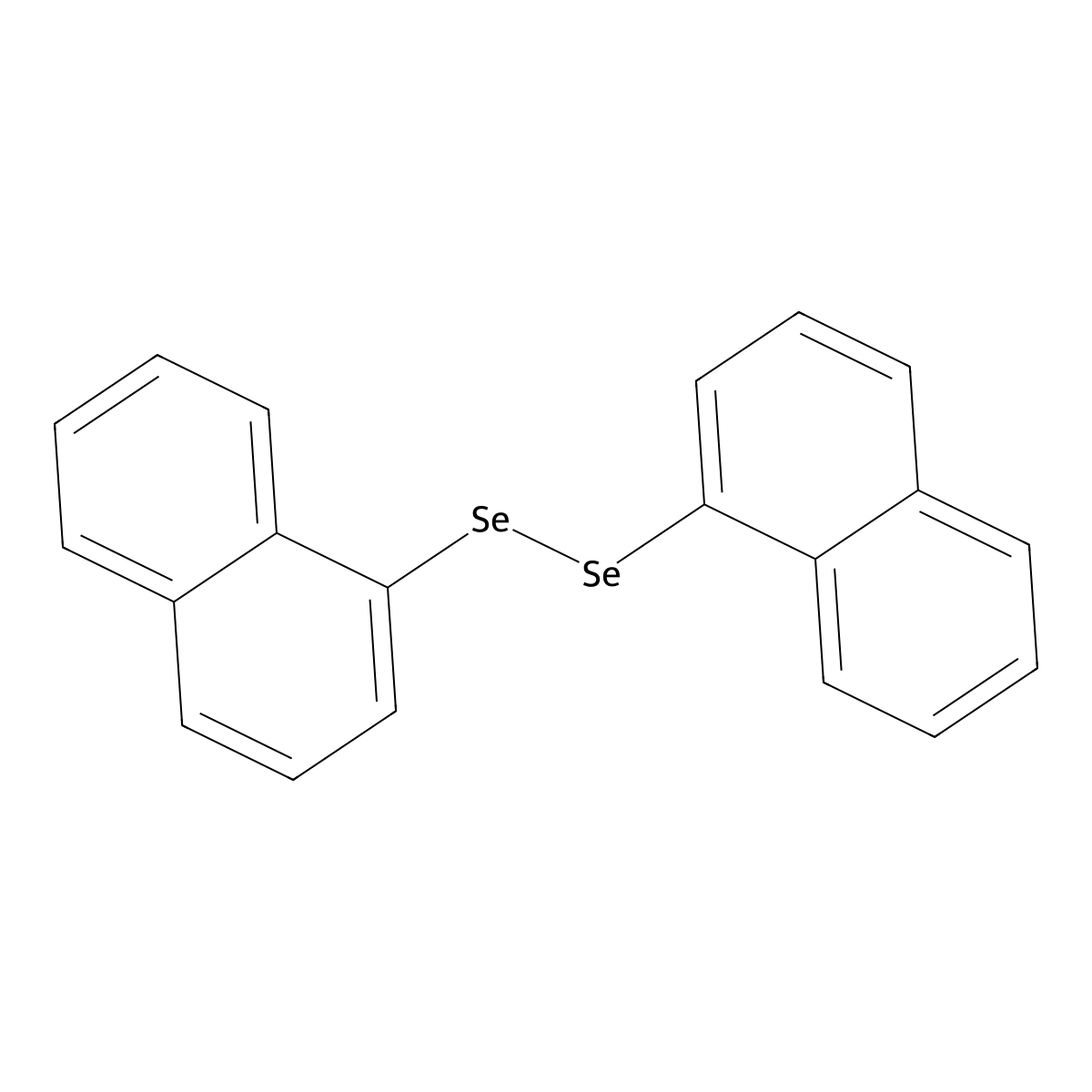 Diselenide, di-1-naphthalenyl molecular structure, CAS 1787-80-0