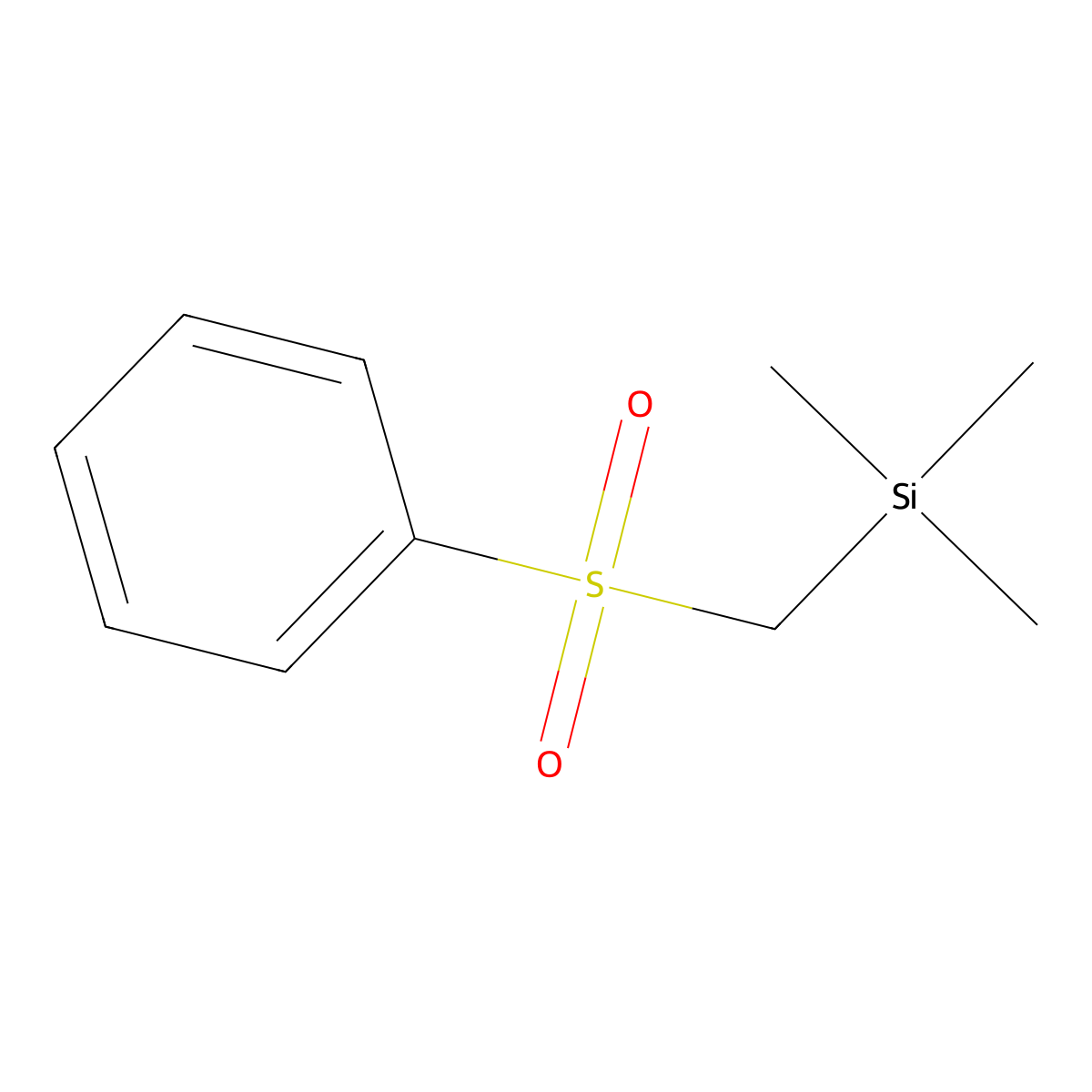 Phenyl Trimethylsilylmethyl Sulfone molecular structure, CAS 17872-92-3