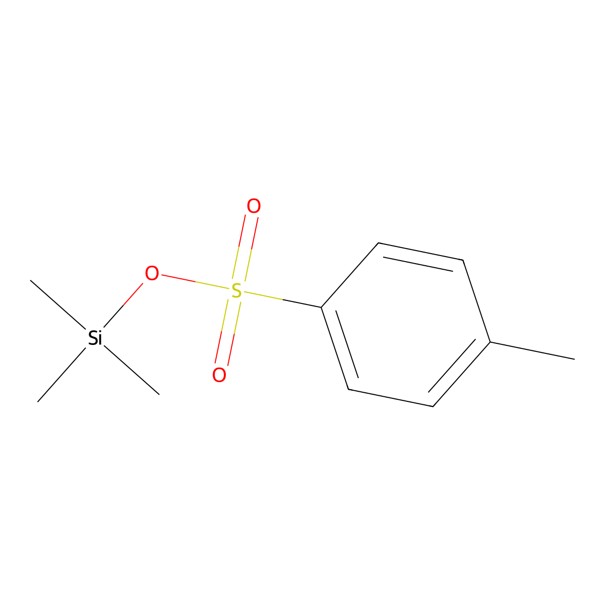 Silanol, trimethyl-, 4-methylbenzenesulfonate molecular structure, CAS 17872-98-9