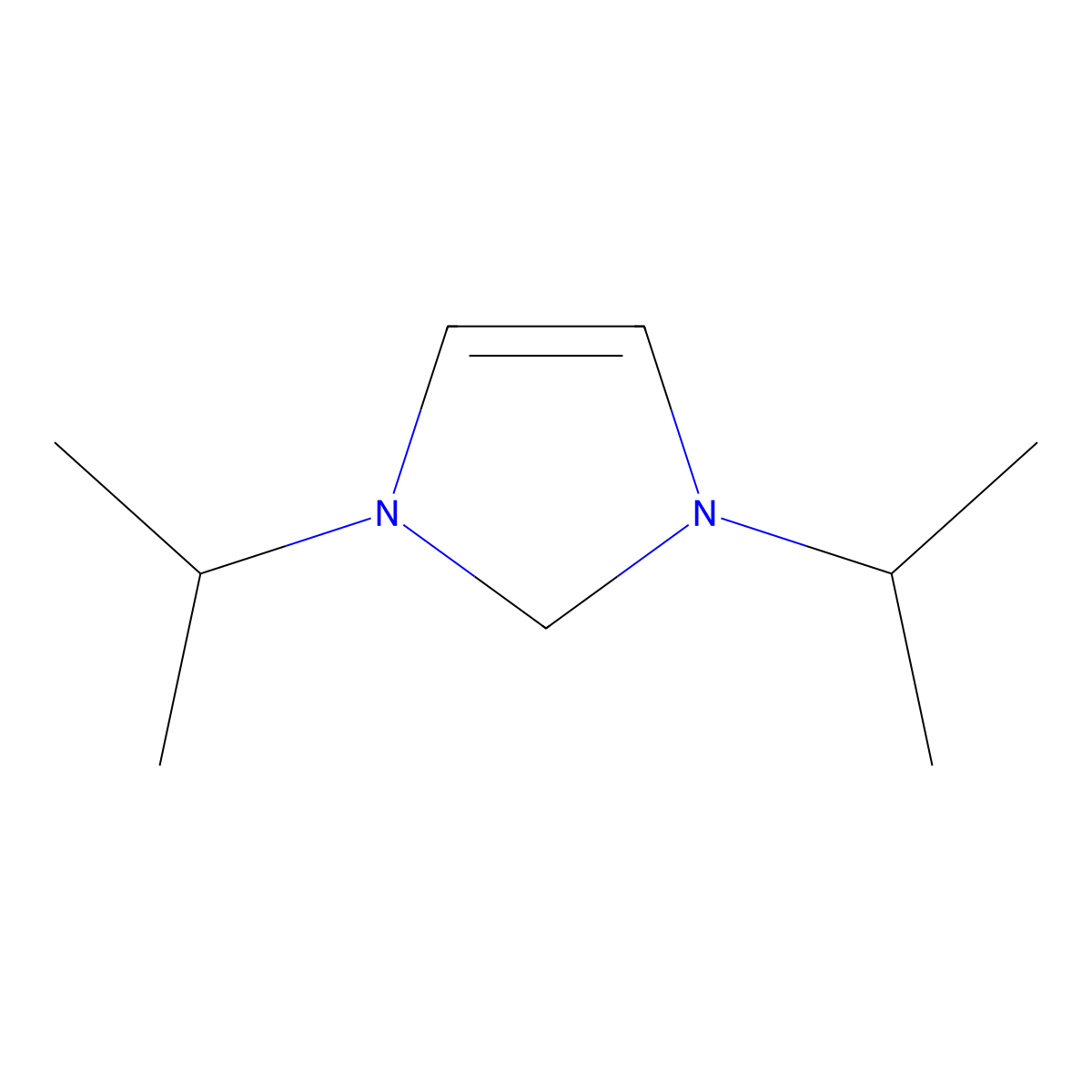1,3-Diisopropyl-2,3-dihydro-1H-imidazole molecular structure, CAS 1787229-40-6