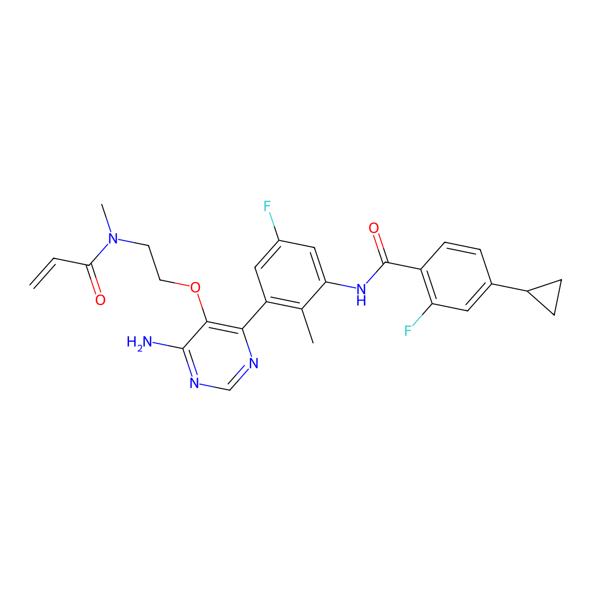 Remibrutinib molecular structure, CAS 1787294-07-8