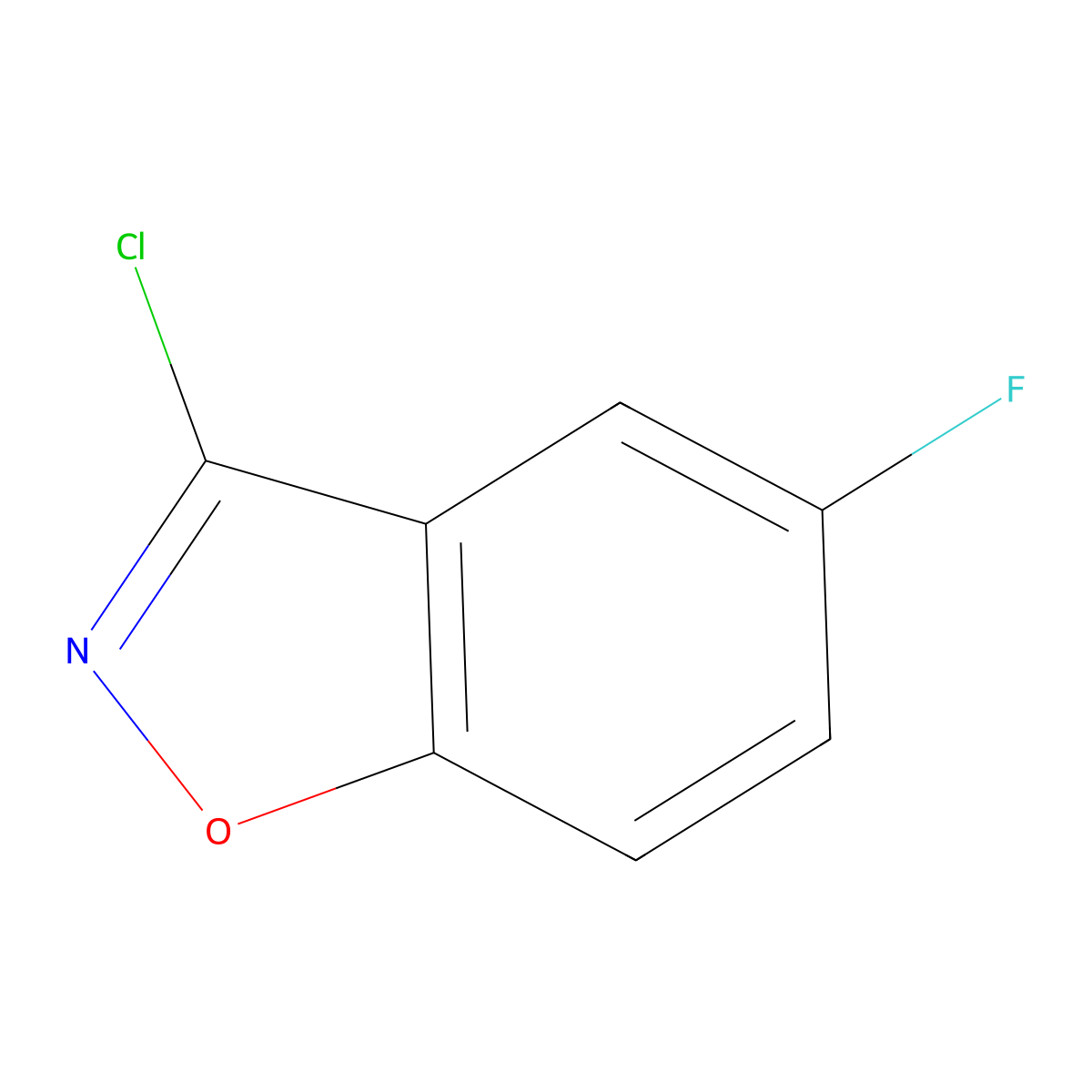 3-Chloro-5-fluorobenzo[d]isoxazole molecular structure, CAS 178747-50-7