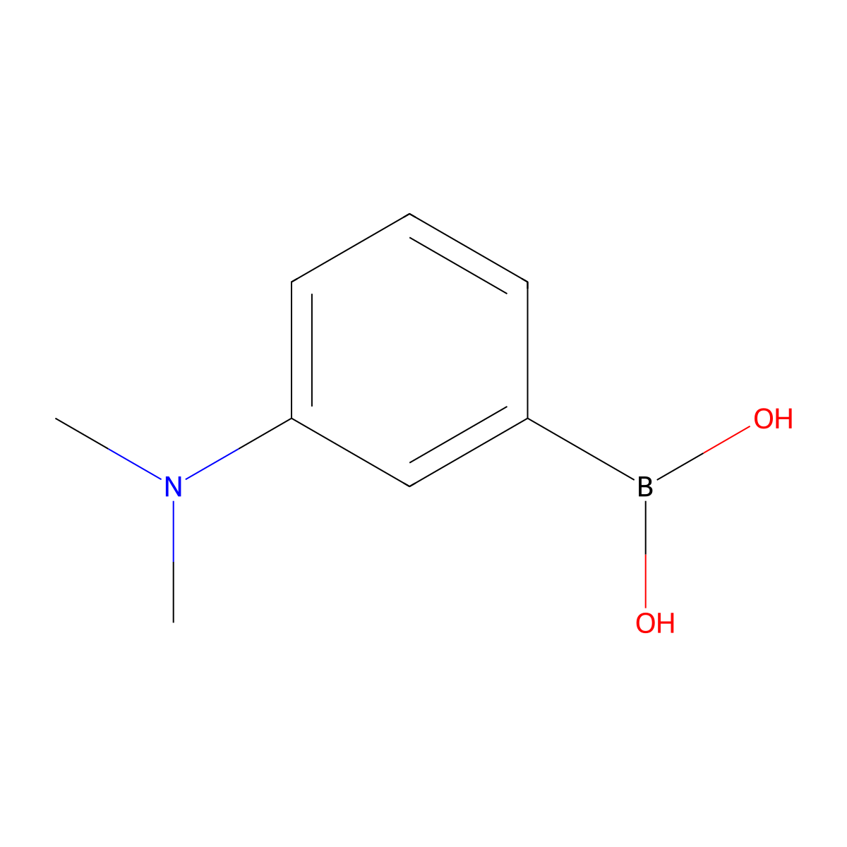 3-(Dimethylamino)benzeneboronic acid molecular structure, CAS 178752-79-9