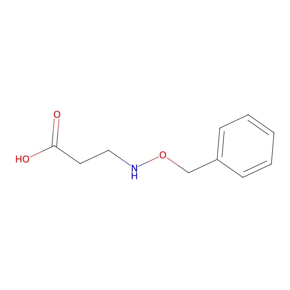 3-(N-benzyloxy)aminopropionic acid molecular structure, CAS 178755-44-7