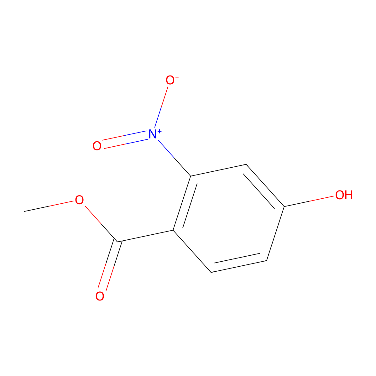 Methyl 4-hydroxy-2-nitrobenzoate molecular structure, CAS 178758-50-4