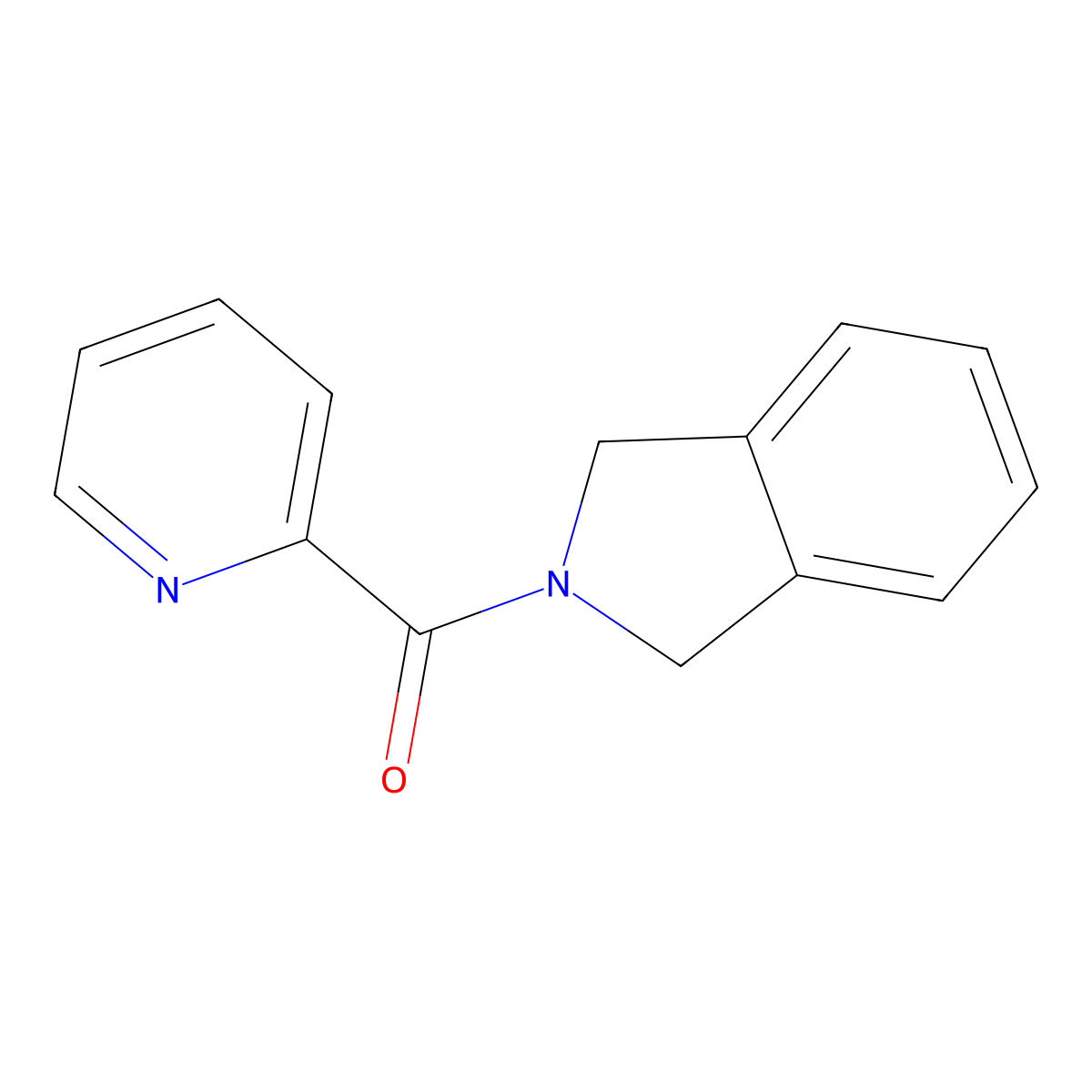 Isoindolin-2-yl(pyridin-2-yl)methanone molecular structure, CAS 1787582-31-3