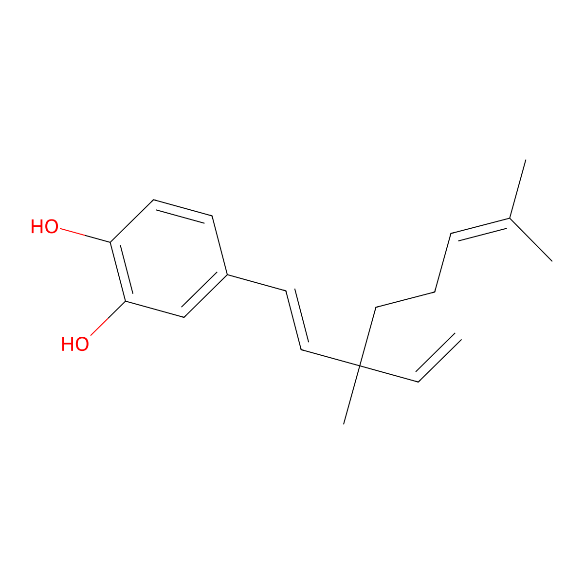 3-Hydroxybakuchiol molecular structure, CAS 178765-54-3