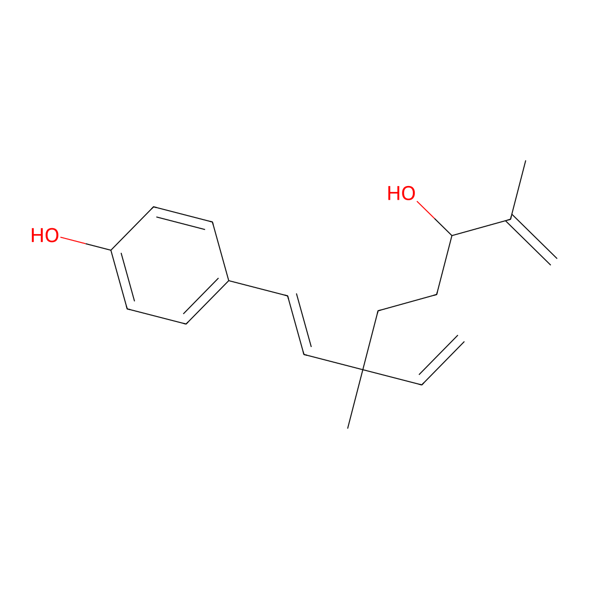 12-Hydroxyisobakuchiol molecular structure, CAS 178765-55-4
