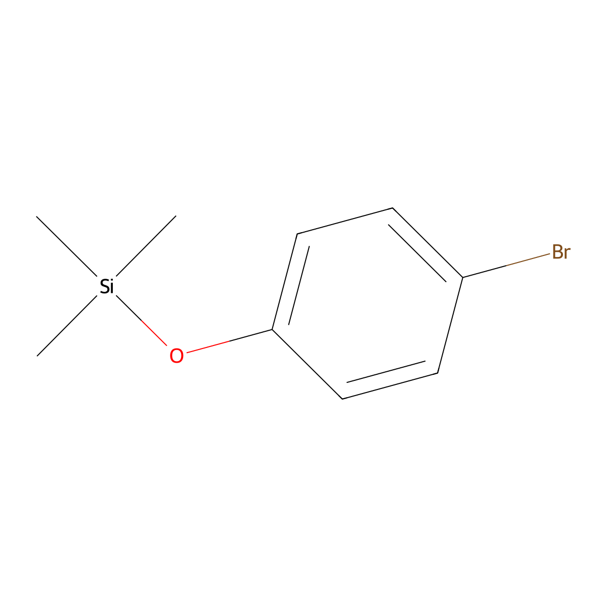 1-Bromo-4-((trimethylsilyl)oxy)benzene molecular structure, CAS 17878-44-3