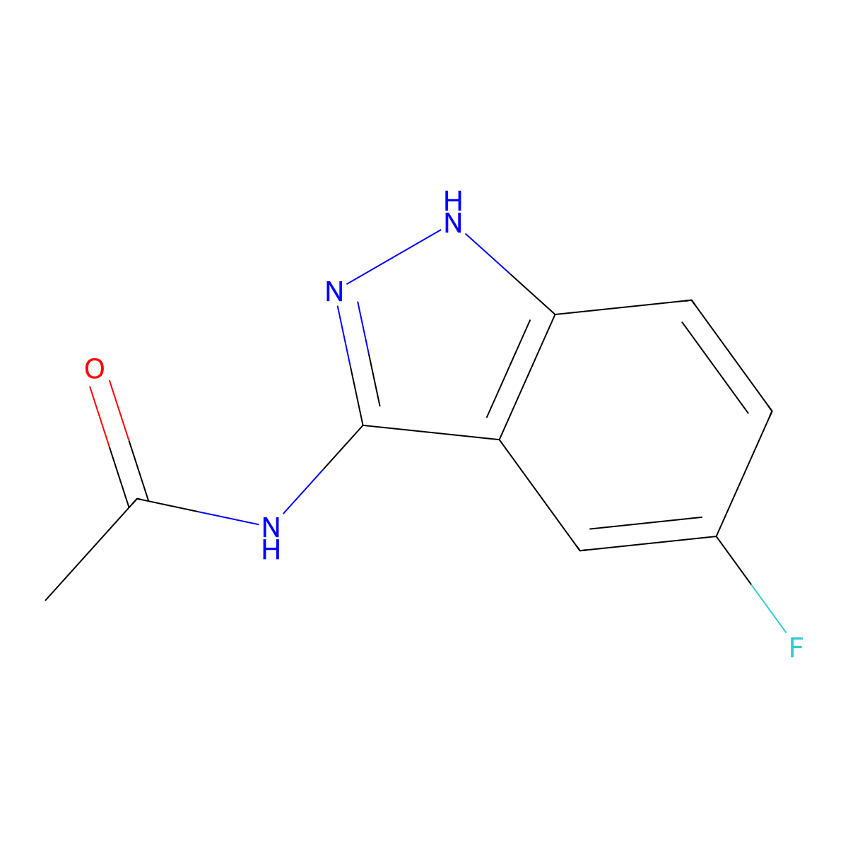 n-(5-Fluoro-2h-indazol-3-yl)acetamide molecular structure, CAS 1787840-50-9