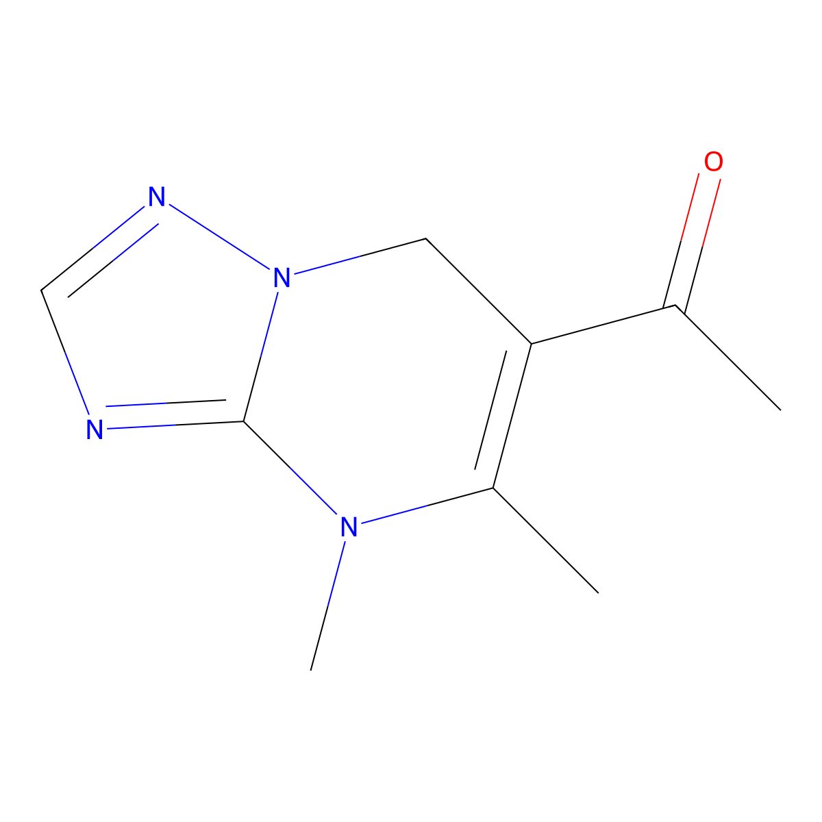 1-{4,5-dimethyl-4H,7H-[1,2,4]triazolo[1,5-a]pyrimidin-6-yl}ethan-1-one molecular structure, CAS 1787868-17-0