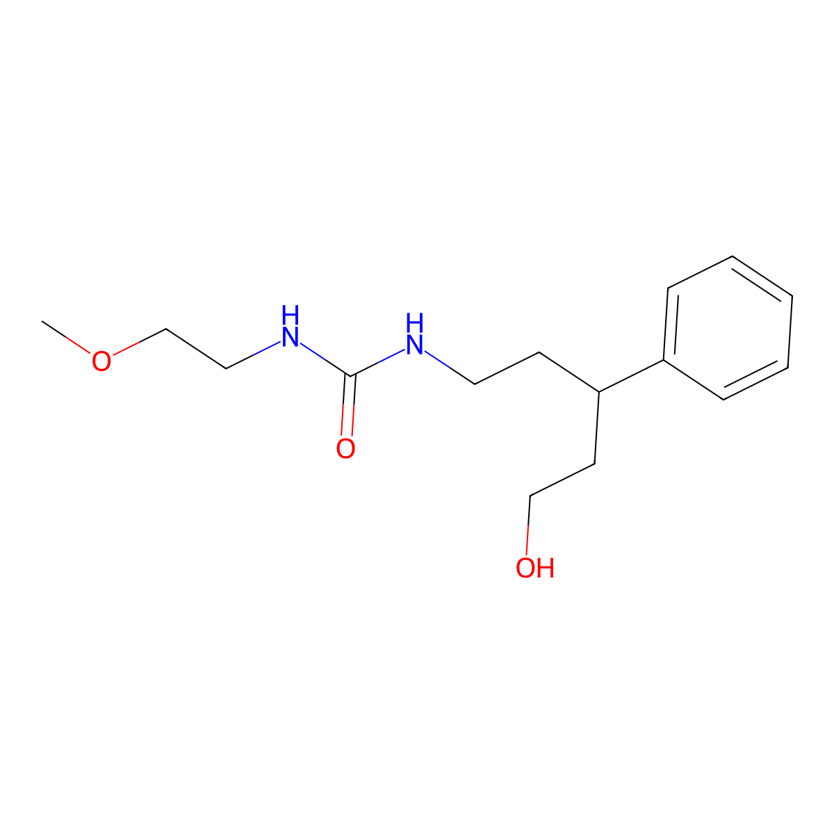 1-(5-Hydroxy-3-phenylpentyl)-3-(2-methoxyethyl)urea molecular structure, CAS 1787903-23-4