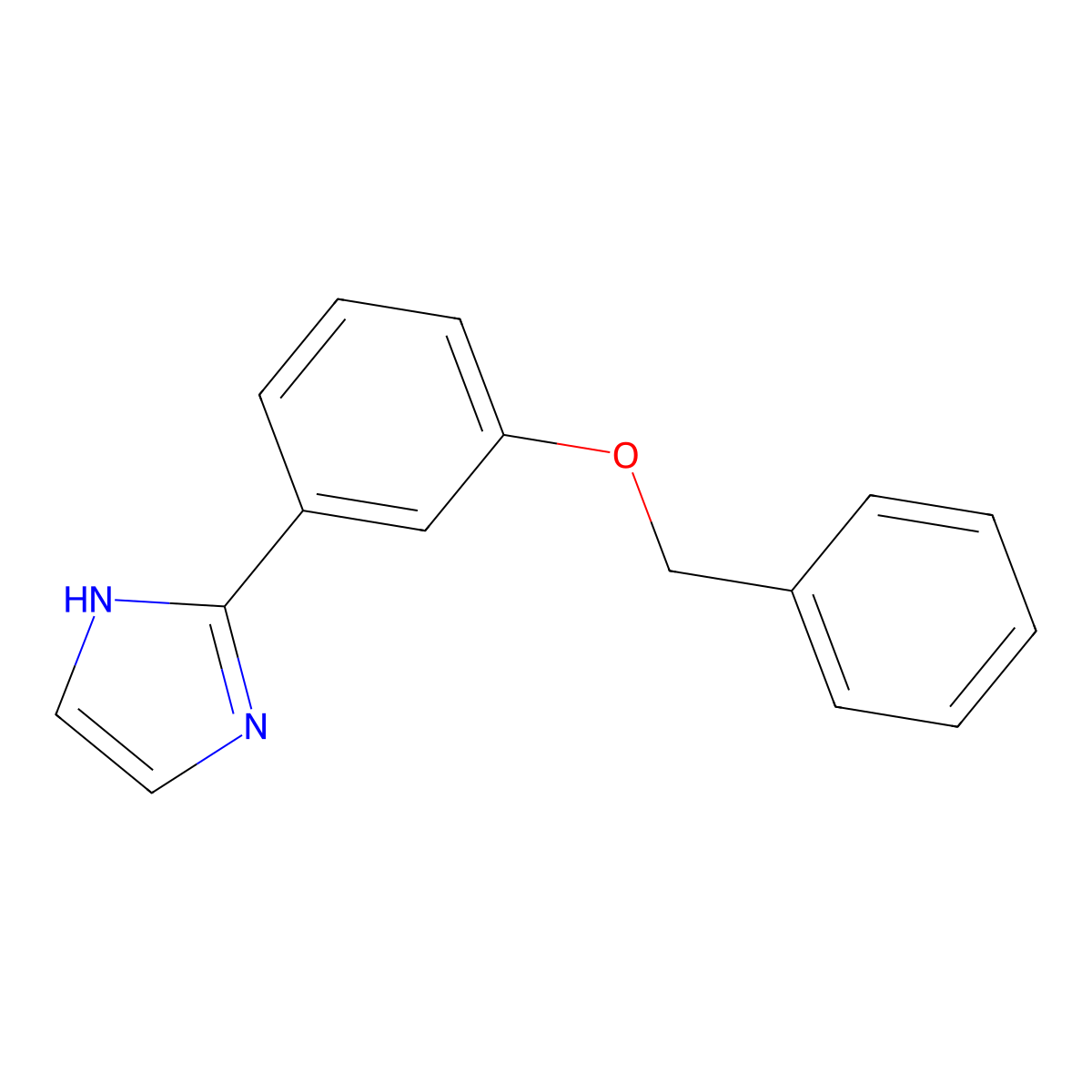 2-[3-(benzyloxy)phenyl]-1H-imidazole molecular structure, CAS 1787948-19-9