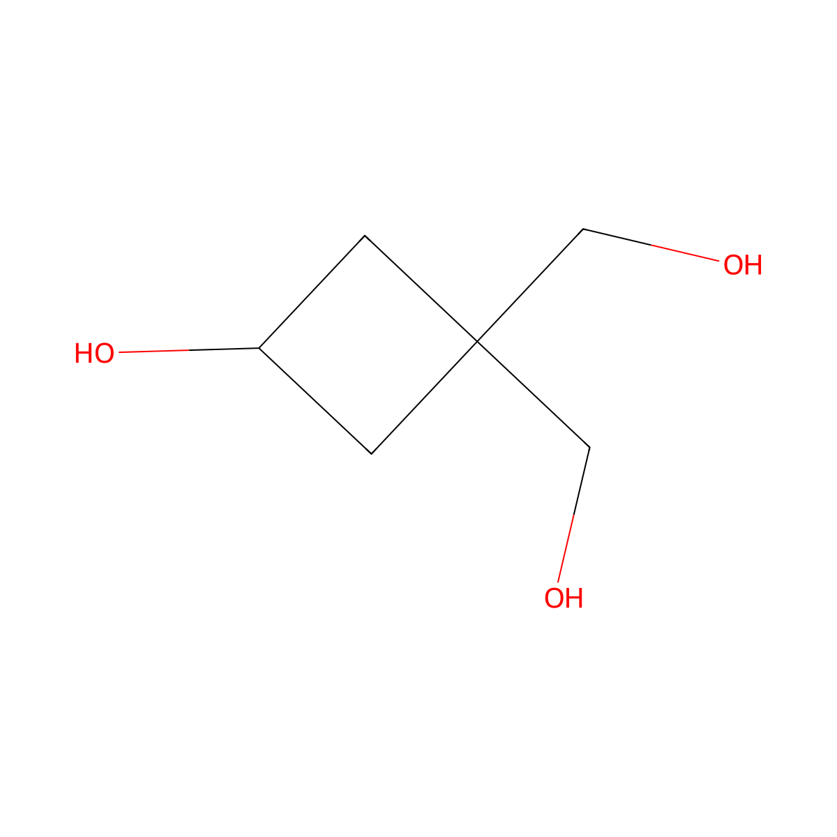 3,3-Bis(hydroxymethyl)cyclobutan-1-ol molecular structure, CAS 1788043-88-8