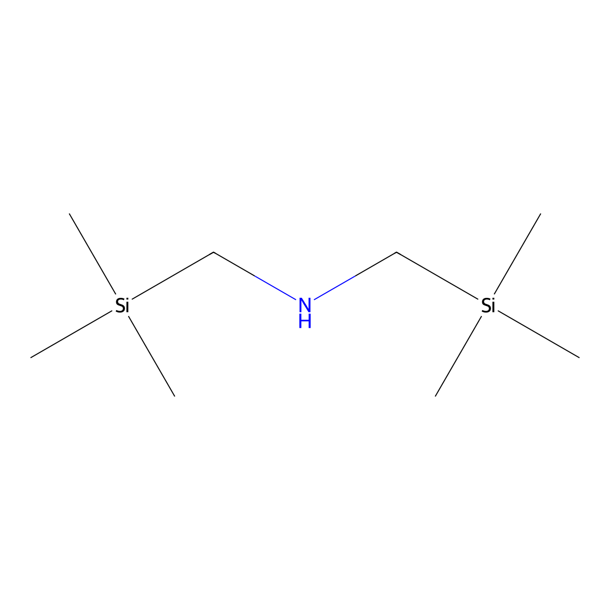 Methanamine, 1-(trimethylsilyl)-N-((trimethylsilyl)methyl)- molecular structure, CAS 17882-91-6
