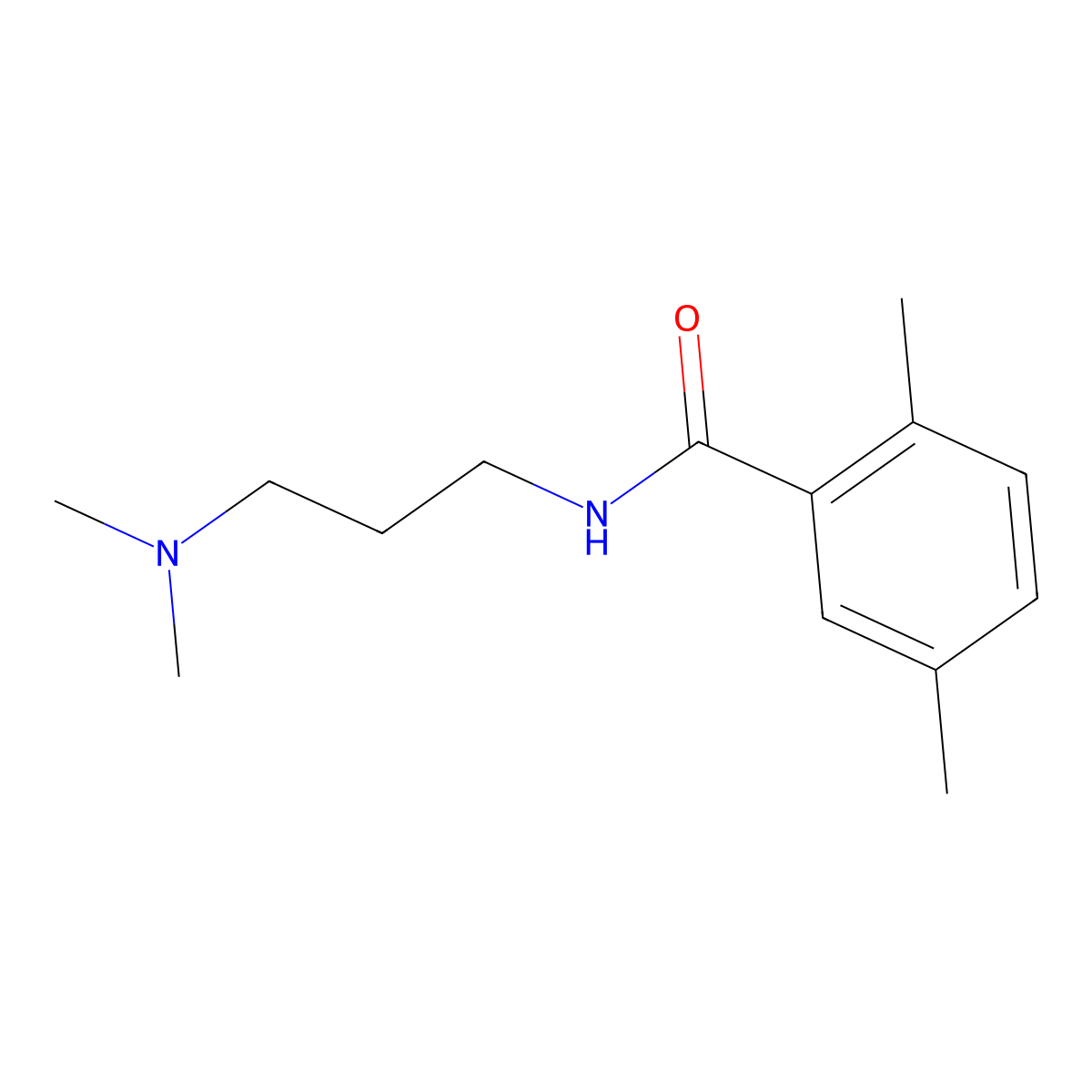 N-[3-(Dimethylamino)propyl]-2,5-dimethylbenzamide molecular structure, CAS 1788526-15-7