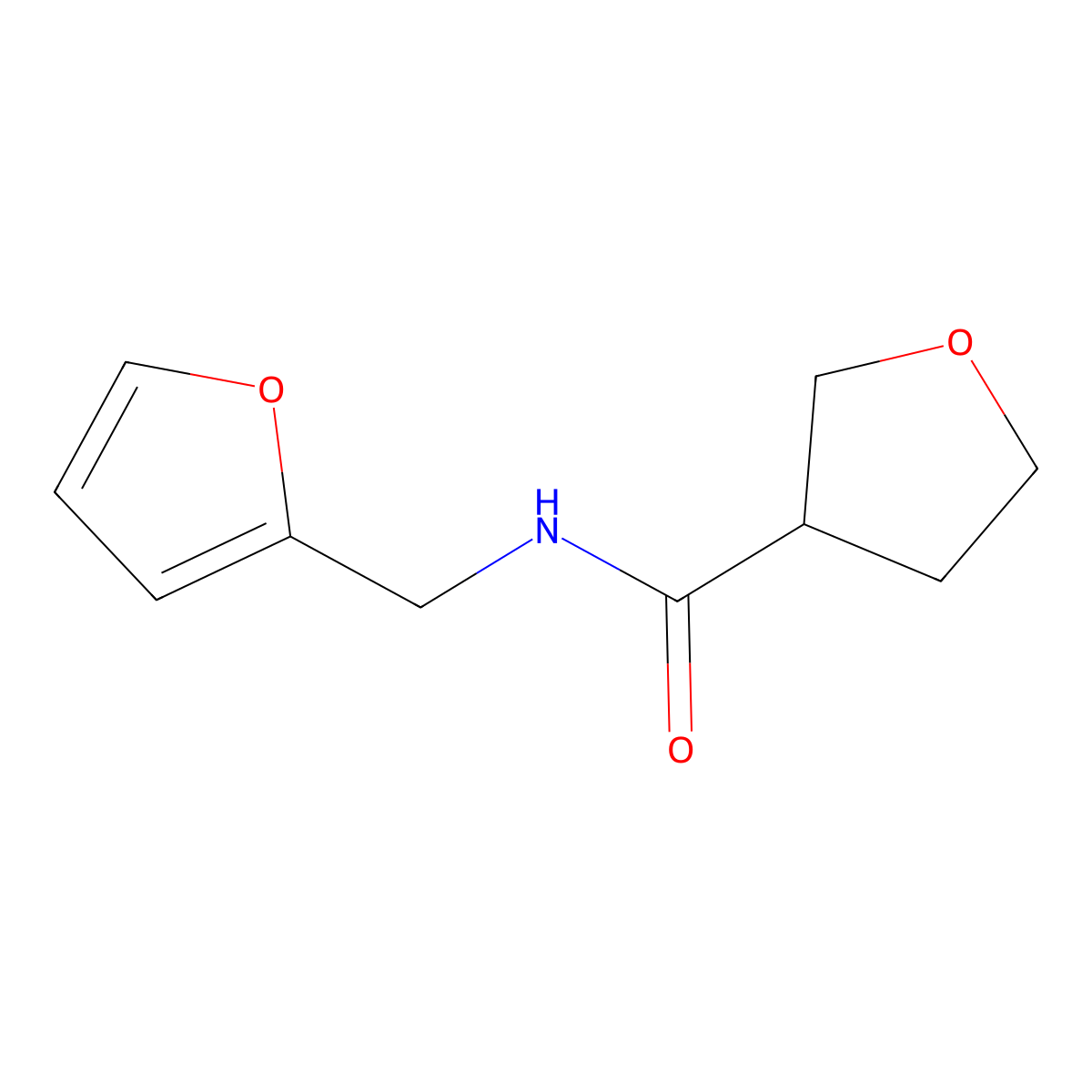 N-(furan-2-ylmethyl)tetrahydrofuran-3-carboxamide molecular structure, CAS 1788611-61-9