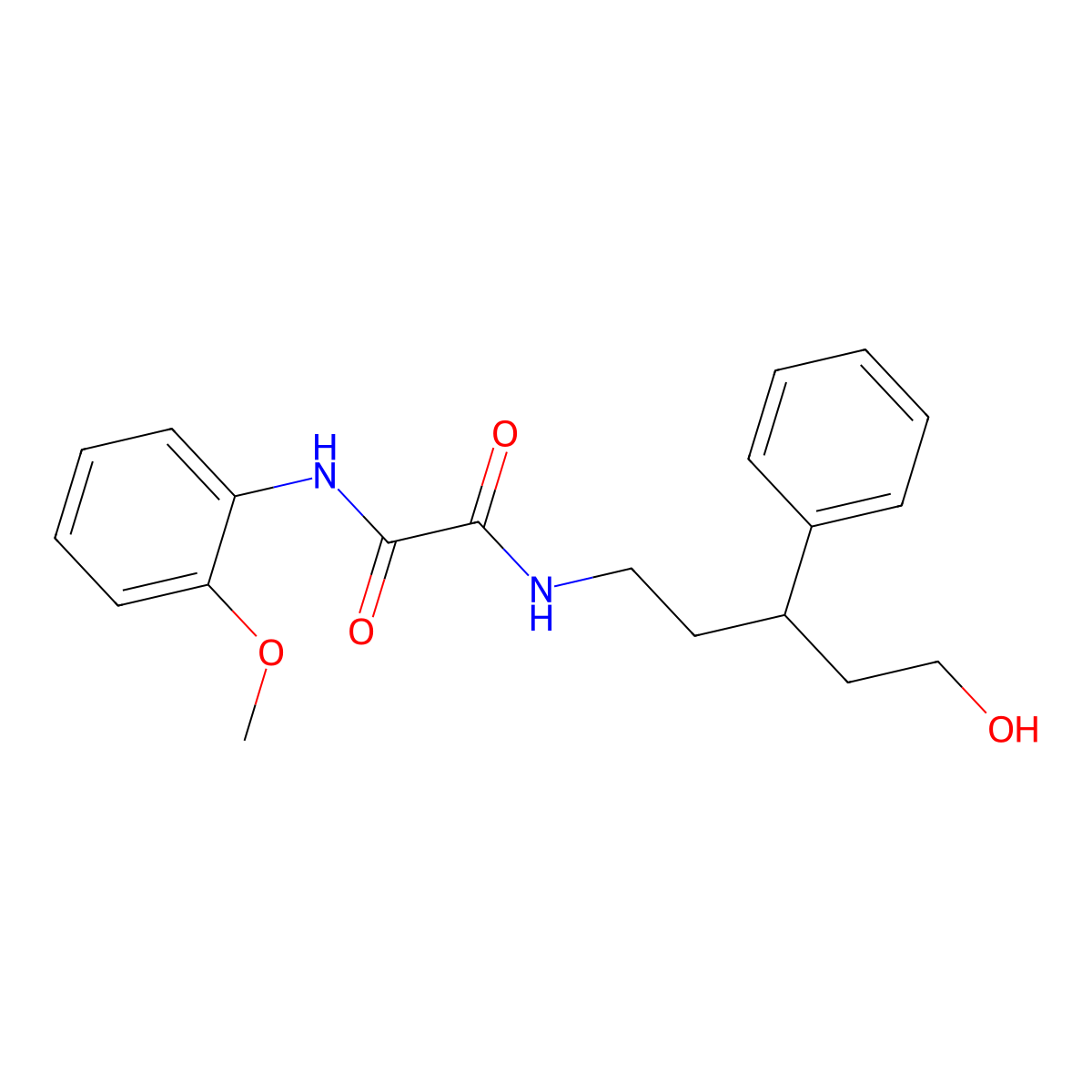N1-(5-hydroxy-3-phenylpentyl)-N2-(2-methoxyphenyl)oxalamide molecular structure, CAS 1788678-12-5
